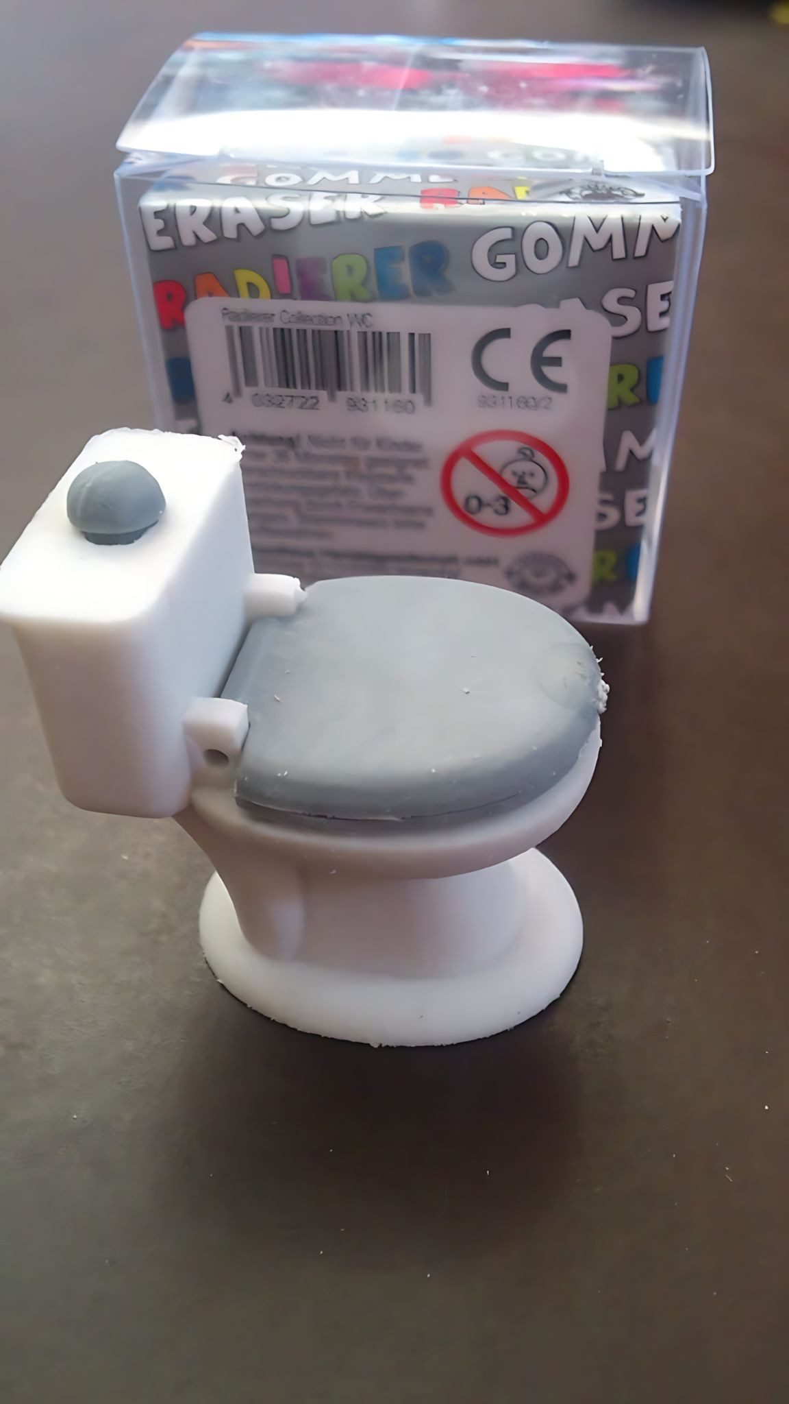Trendhaus Radiergummi Trendhaus Radierer WC Toilettenradierer, merhfarbig
