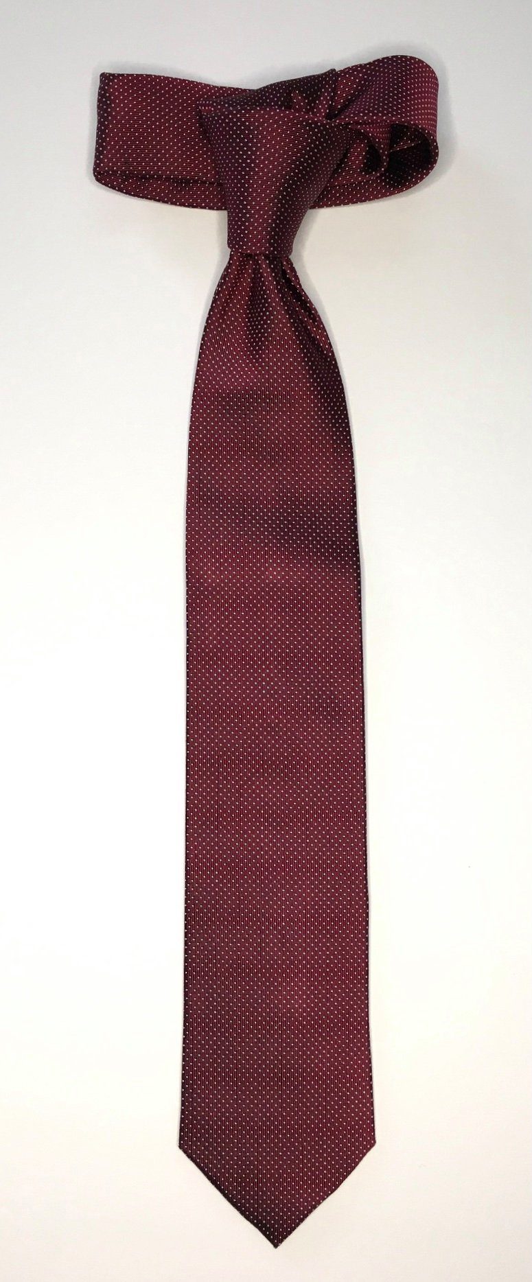 Seidenfalter Krawatte Seidenfalter 7cm Krawatte Wine Picoté