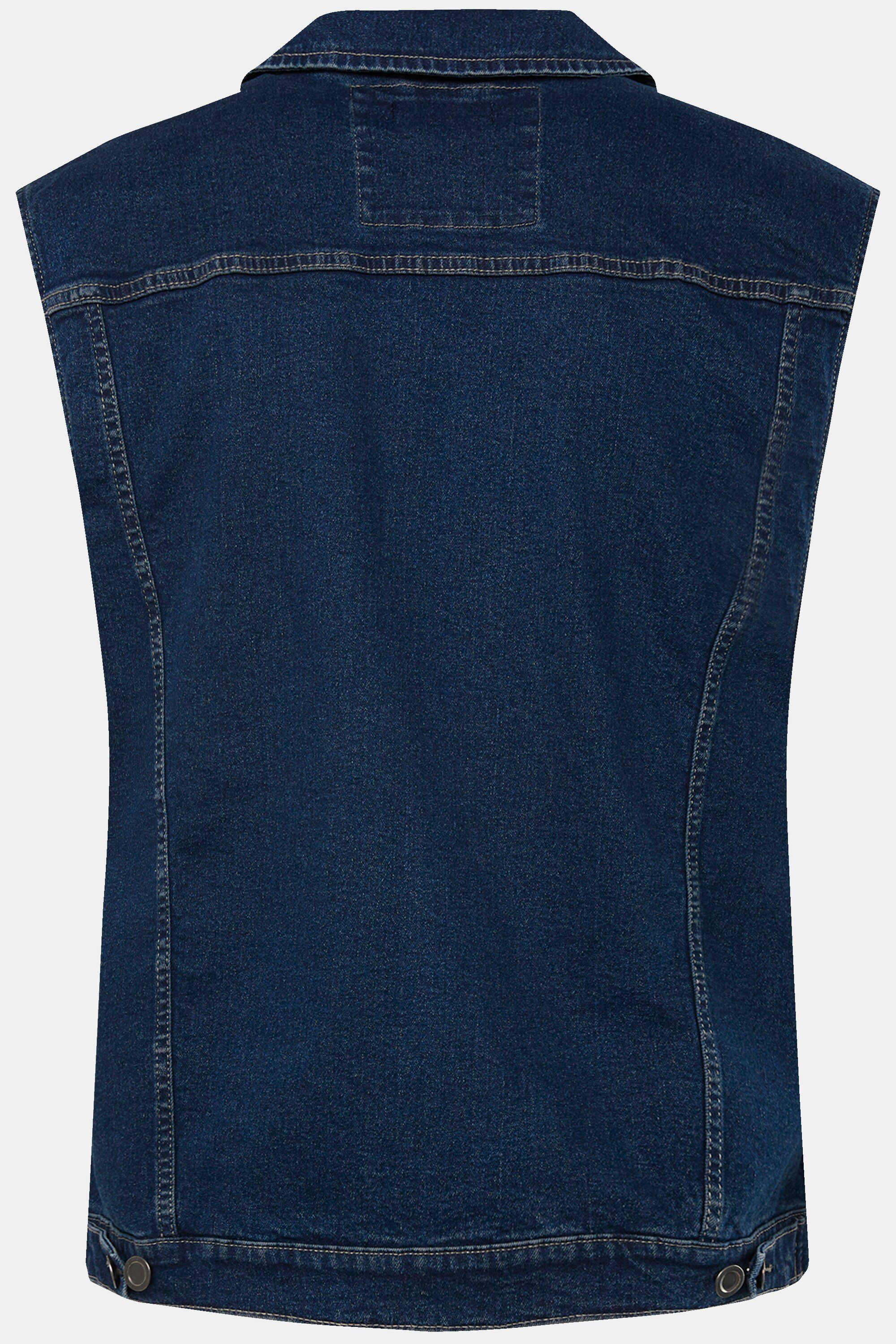 John F. Gee Steppweste Jeansweste stonewashed 4 Taschen