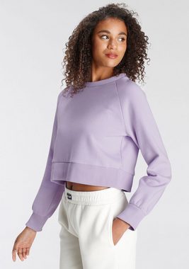 LASCANA Sweatshirt mit Ziernähten, Loungeanzug