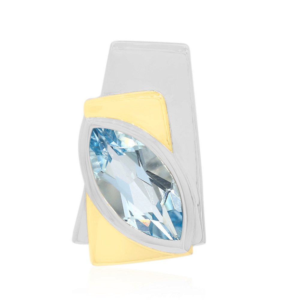 Cavill Kettenanhänger Cavill Ring 1,78 ct Topas, 925er Sterlingsilber, Marquiseschliff (1-tlg)