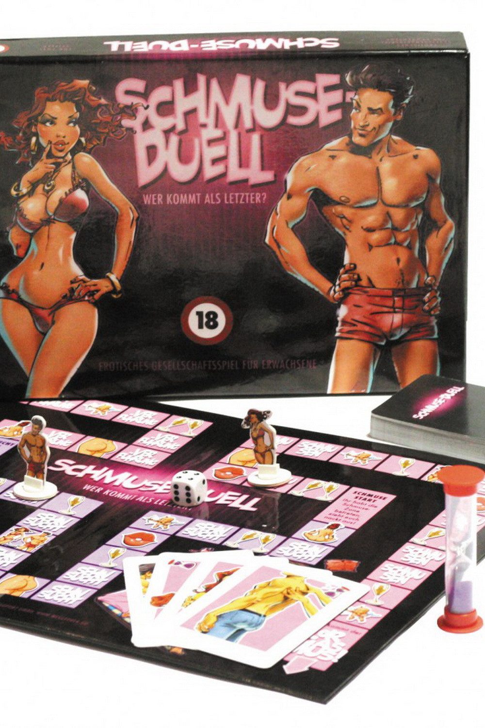 Orion Spiel Brettspiel SCHMUSEDUELL, Ideal für Frischverliebte