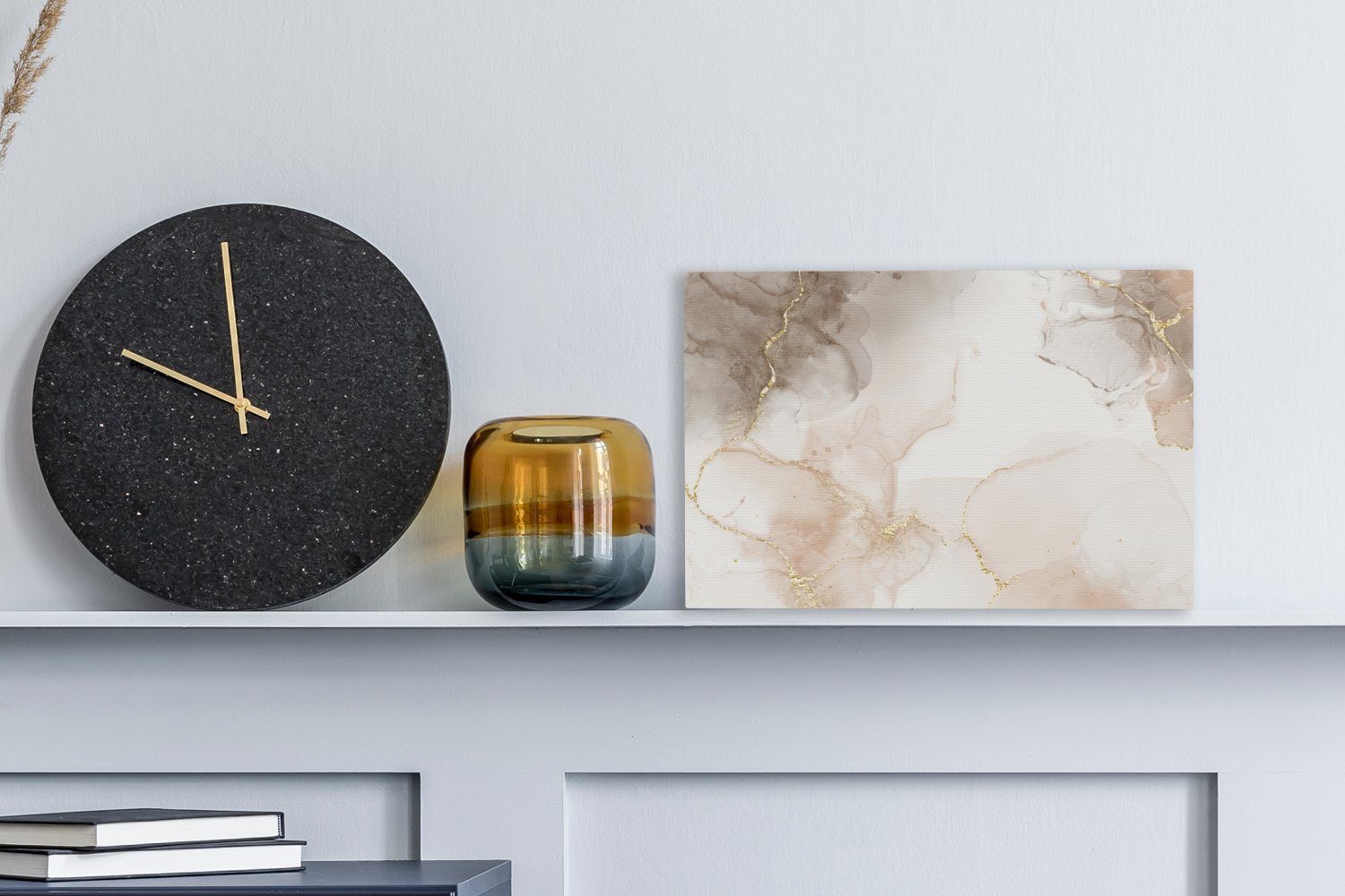 OneMillionCanvasses® Leinwandbild Marmor - Braun - günstig online kaufen