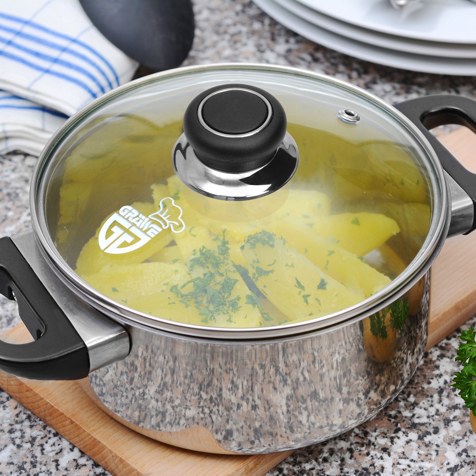 GRÄWE Universaldeckel GRÄWE Universal-Glasdeckel Ø 16 - 32 cm