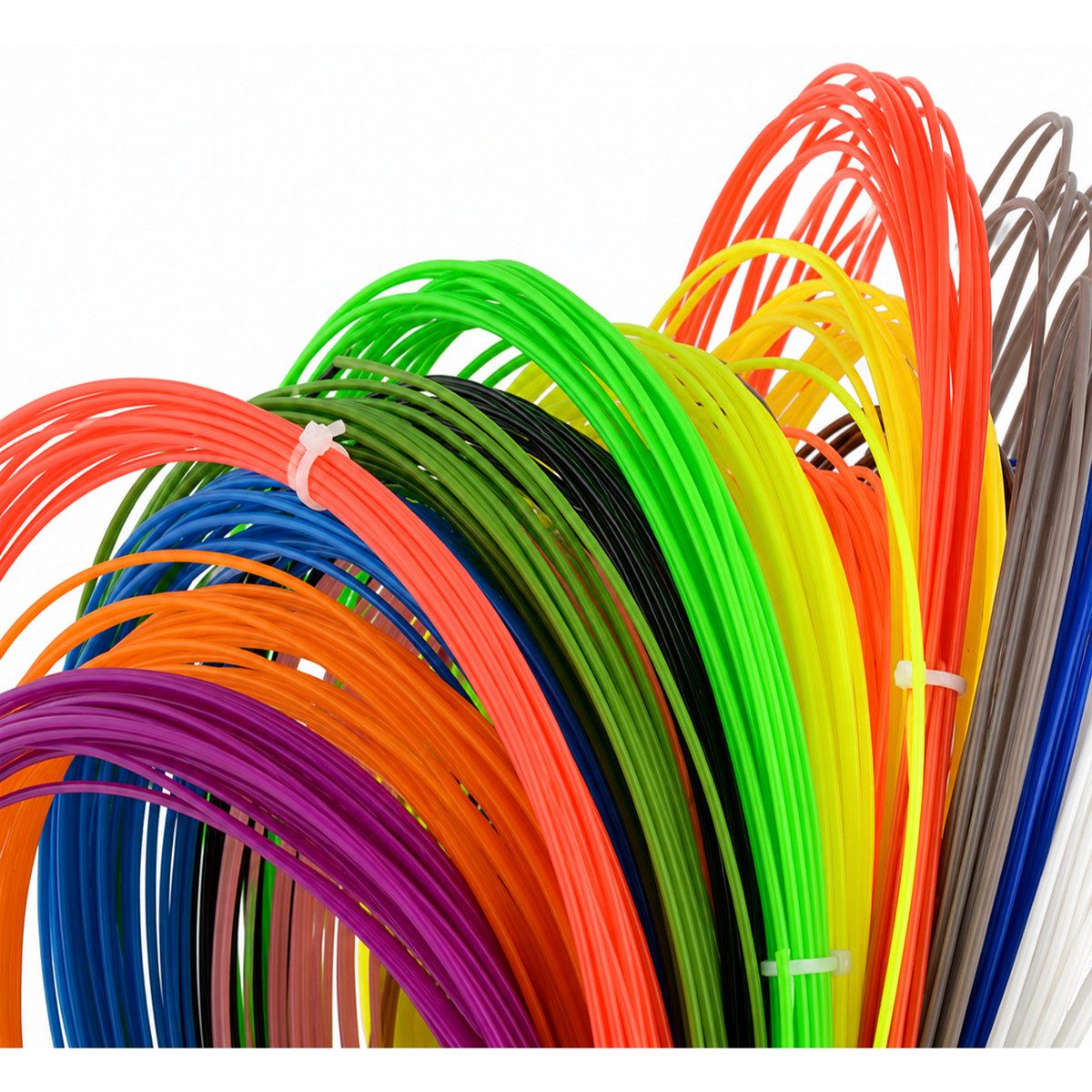 R2 Invest 3D-Drucker-Stift Filament Nachfüllset für 3D Stifte 100 m PLA Mehrfarbig 1,75 mm