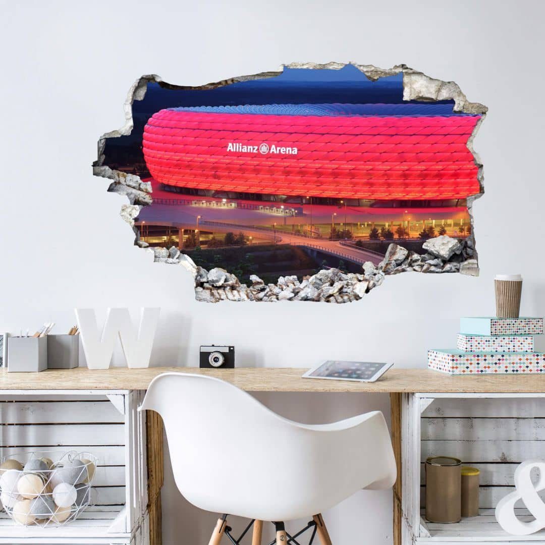 K&L Wall Art Wandtattoo 3D Wandtattoo Fußball FC Bayern München Aufkleber F günstig online kaufen
