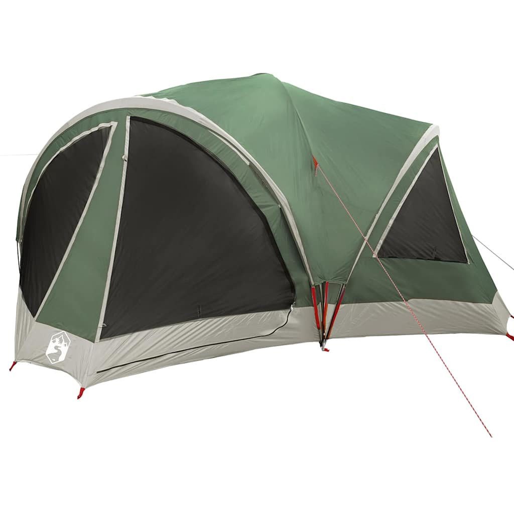 vidaXL Tunnelzelt Familienzelt für 10 Personen Grün und Grau 460 x 430 x 214 cm, (1 tlg)