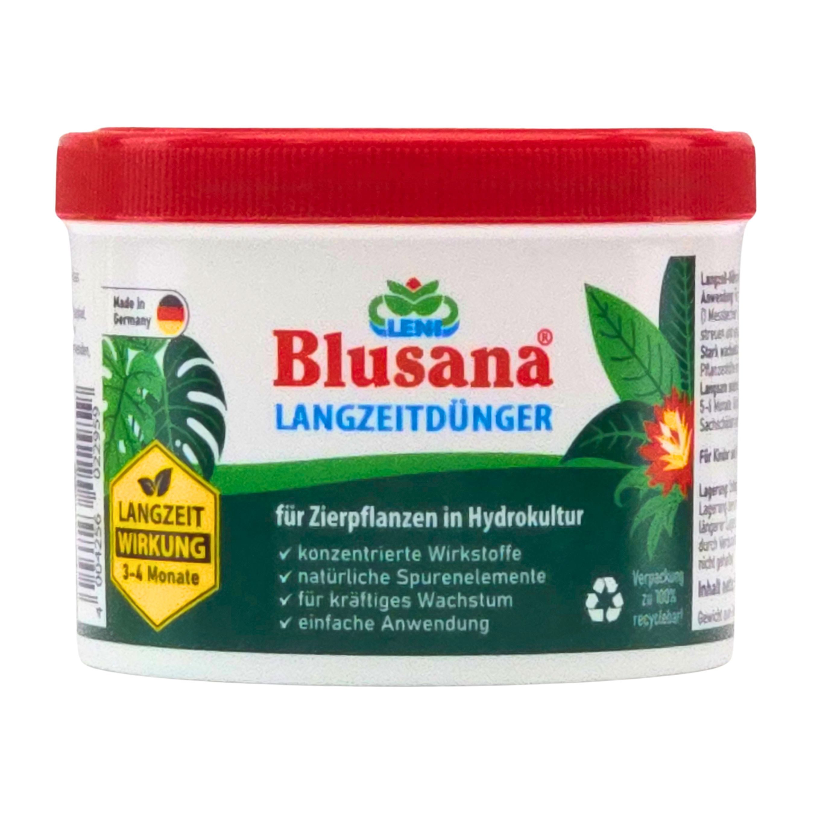 Blusana Pflanzendünger Hydrokultur NPK Nährstoffe Langzeitdünger, Lewatit HD 50, Dünger Granulat - 3 bis 4 Monate Wirkung