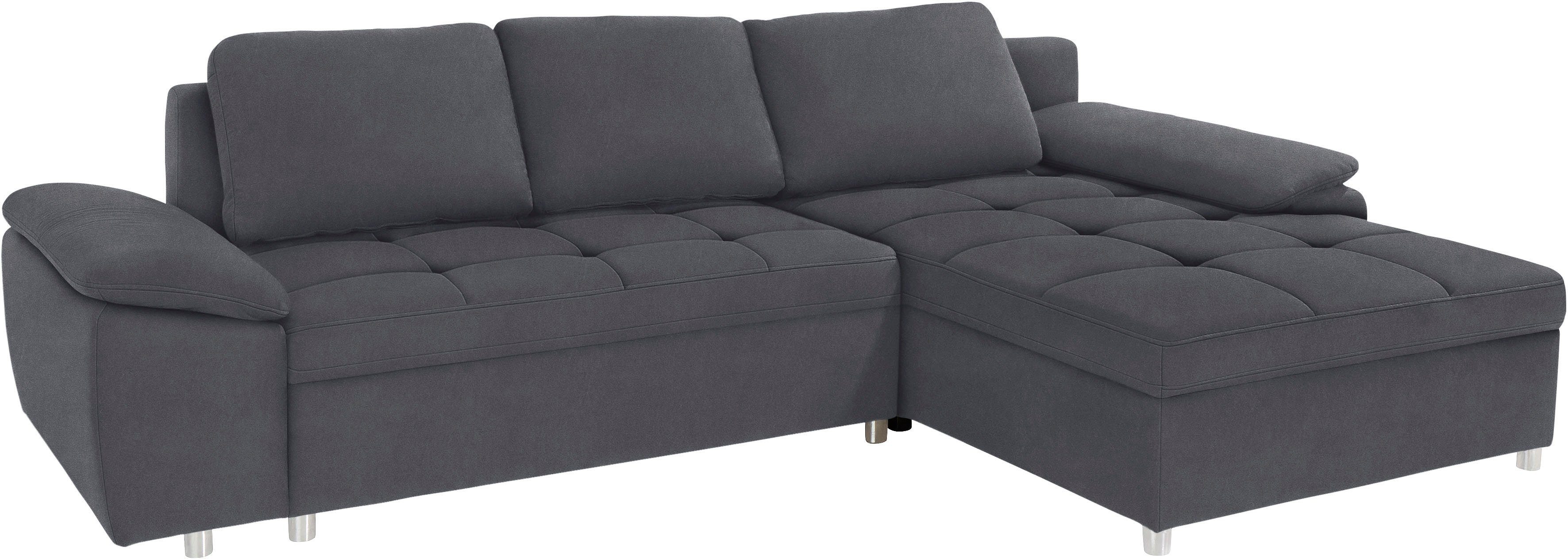 Home affaire Ecksofa Labene L-Form, wahlweise mit Bettfunktion und Bettkasten, auch als XXL-Variante