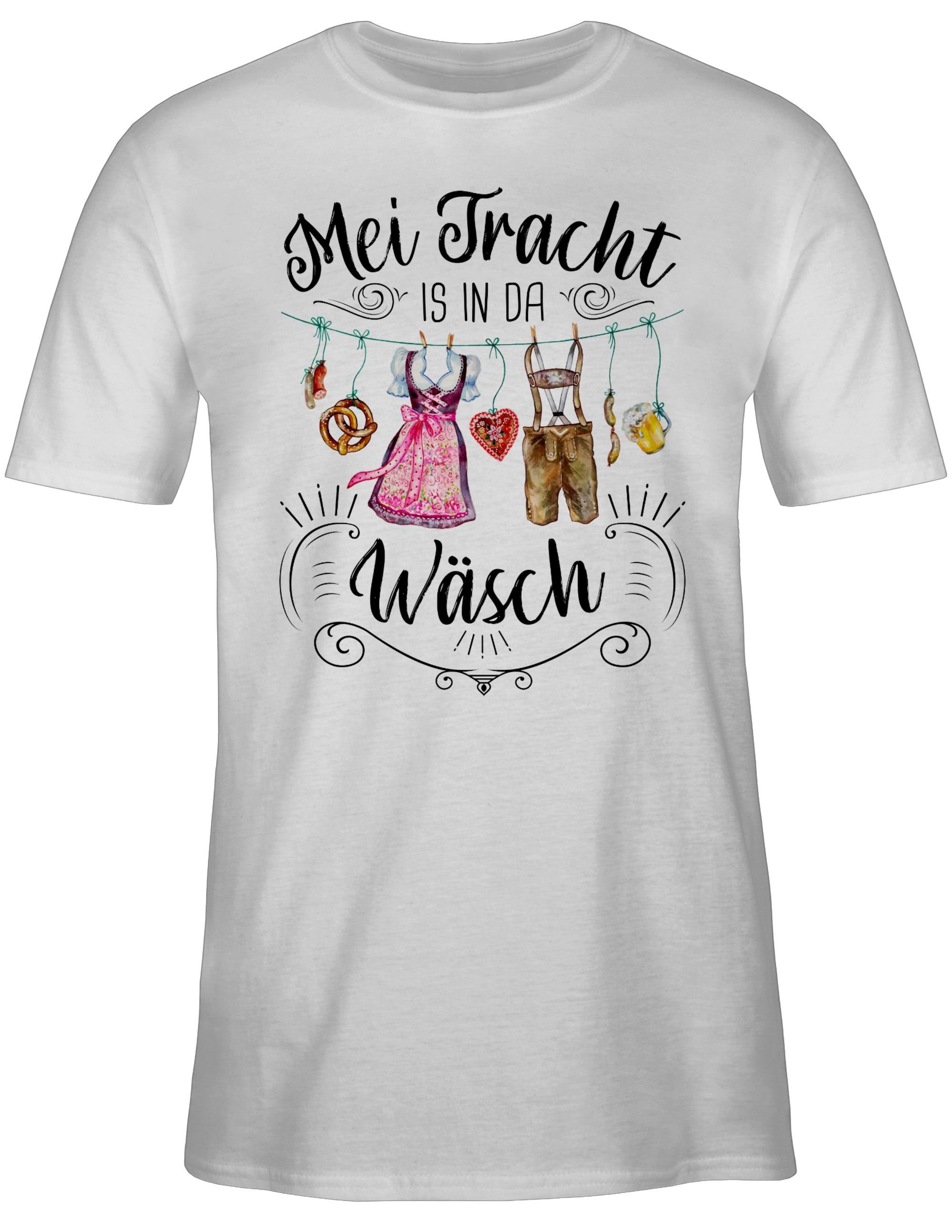 Shirtracer T-Shirt is in 1 Weiß Herren Mei da Tracht Oktoberfest Wäsch für Mode