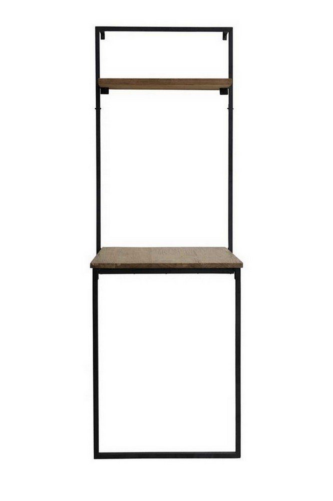 daslagerhaus living Beistellschrank Klapptisch recycletes Teak Metall b 116 cm