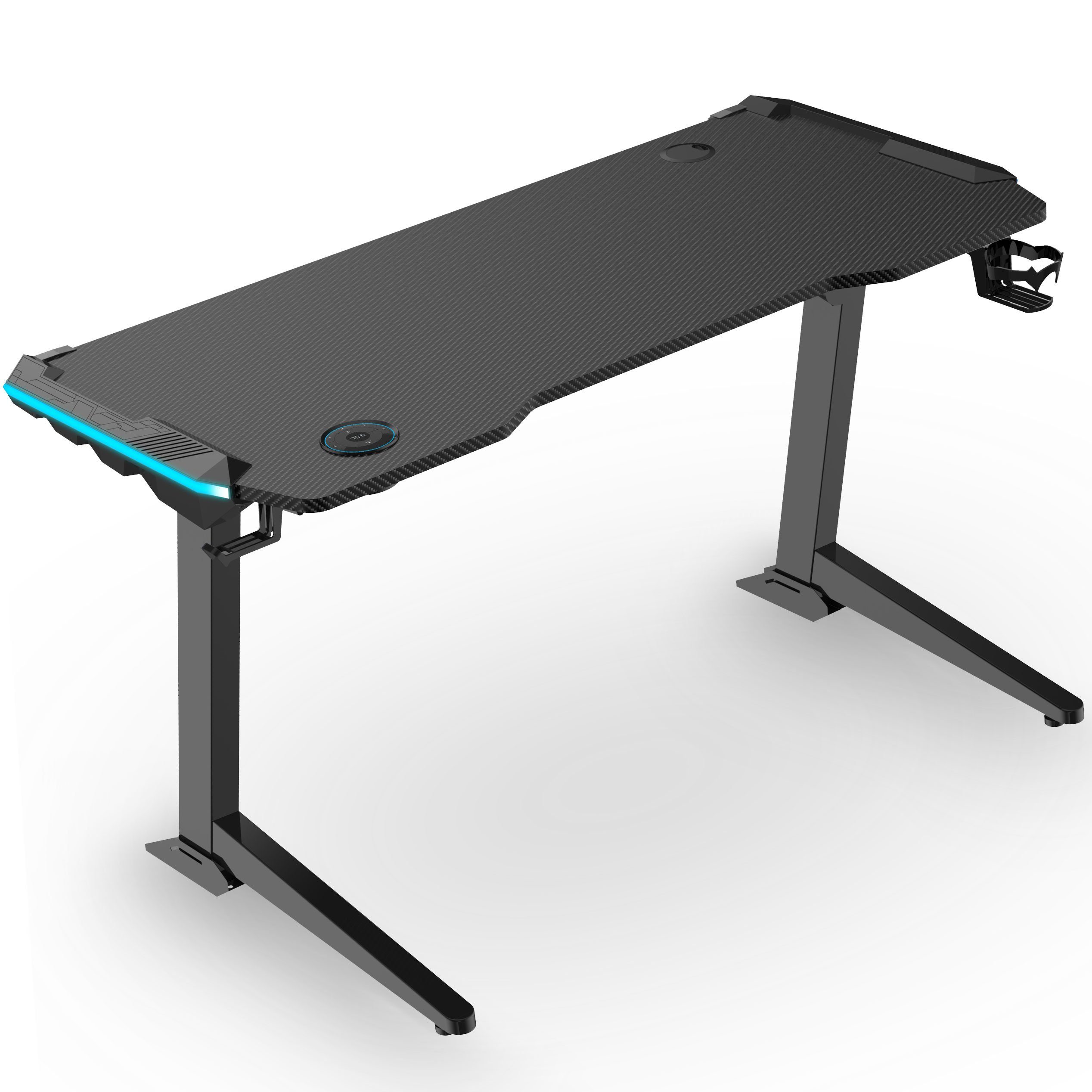 ESMART Gamingtisch GTX-121 elektrisch höhenverstellbarer Gaming Schreibtisch 125 x 60 cm