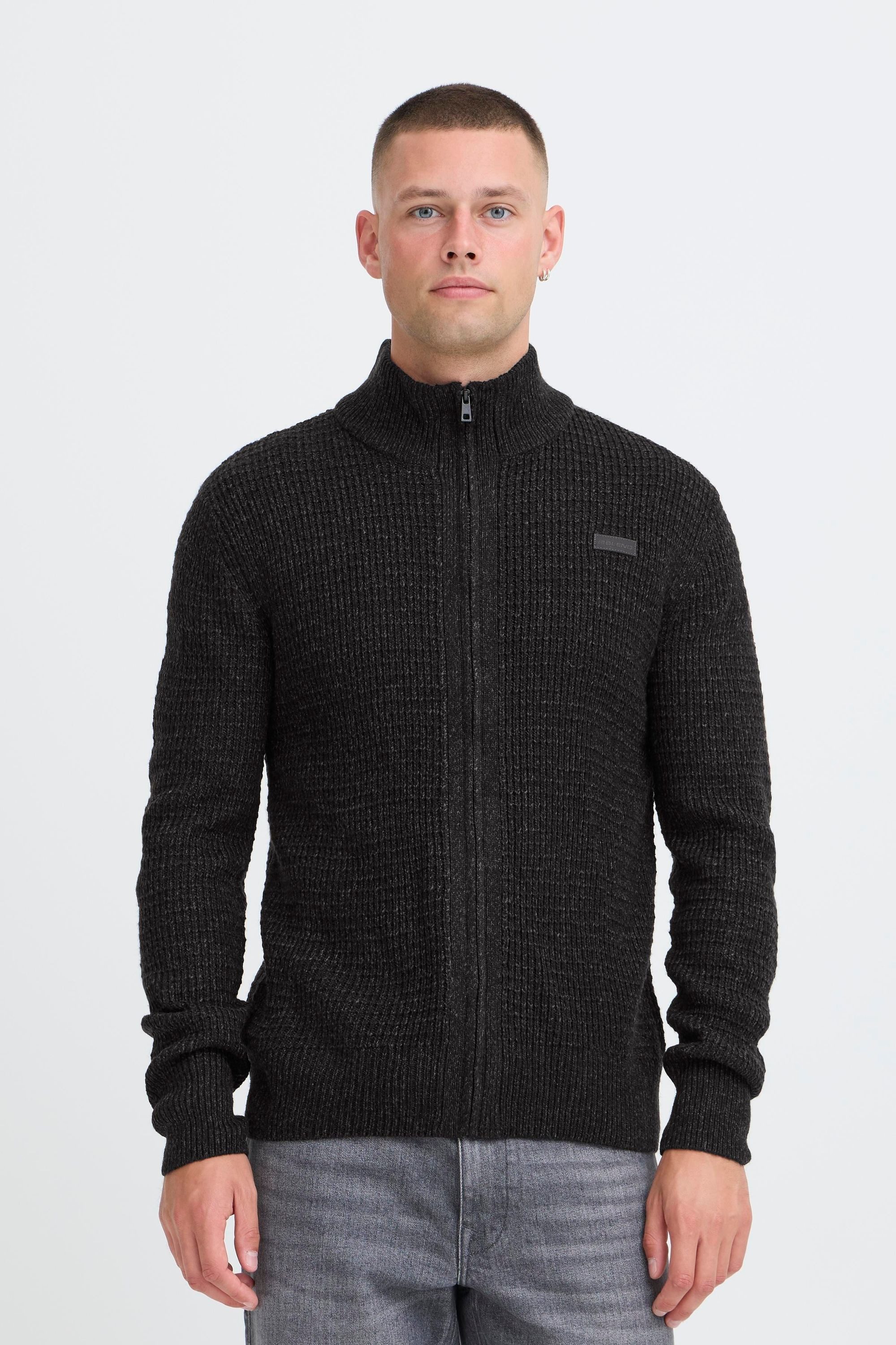 Blend Strickjacke BHMPattix Stilvolle Strickjacke mit Stehkragen günstig online kaufen