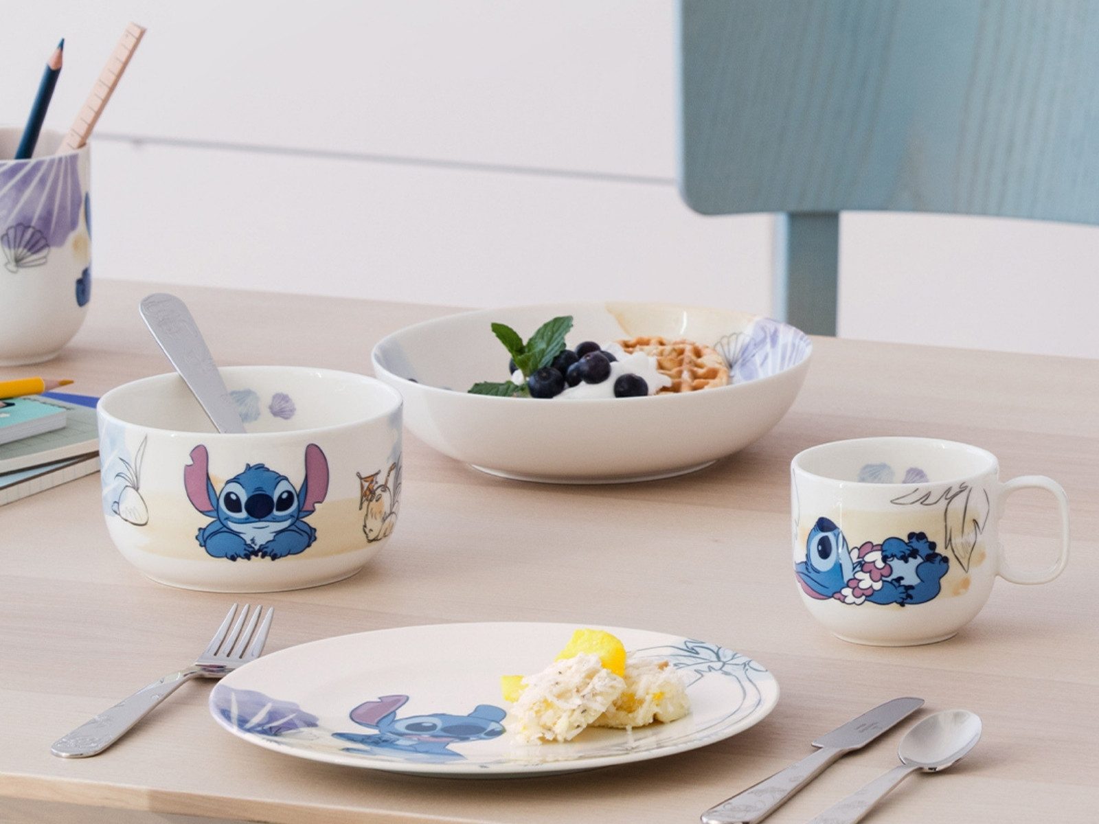 Villeroy & Boch Suppenteller Disney Stitch Kinder-Suppenteller weiß 18,5cm
