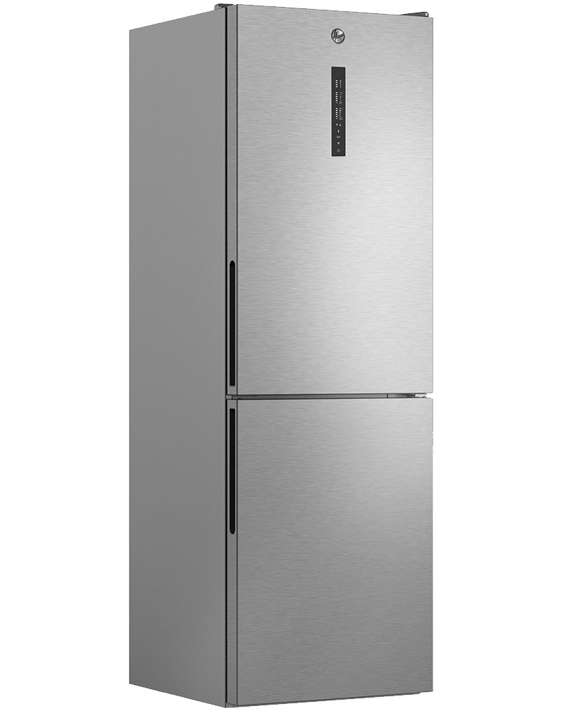 Hoover Kühl-/Gefrierkombination HOCE7618DX, 185 cm hoch, 59.5 cm breit, Hygienische Türdichtungen reduzieren Bakterien und Schimmelbildung