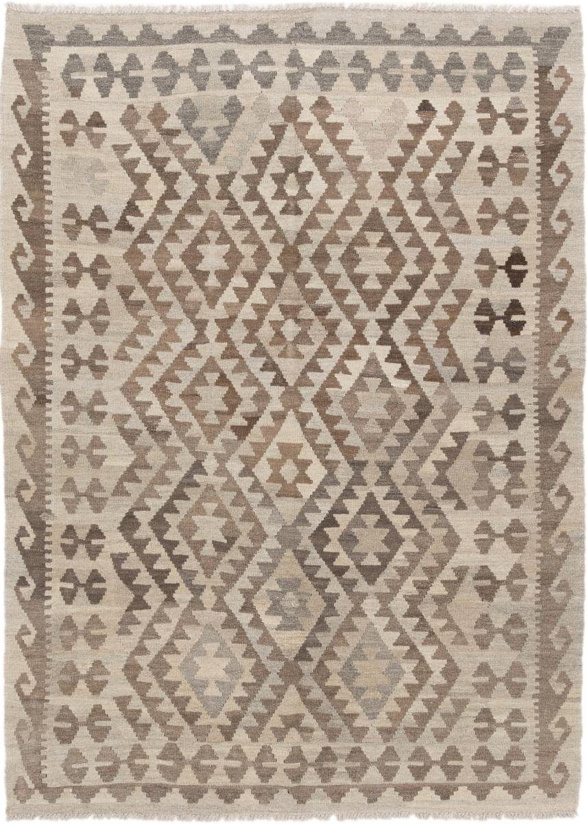 Orientteppich Kelim Afghan Heritage Trading, Orientteppich, 3 Nain rechteckig, Moderner Höhe: mm Handgewebter 149x208