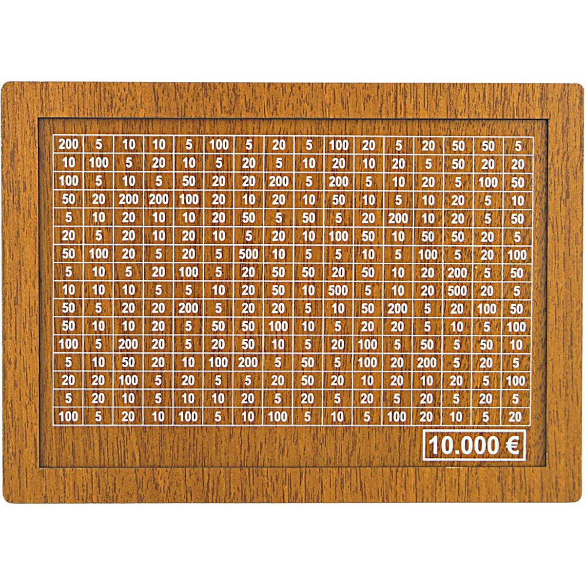 Spardose Spardose Holz Sparbüchse SparBox mit Sparziel und Zahlen