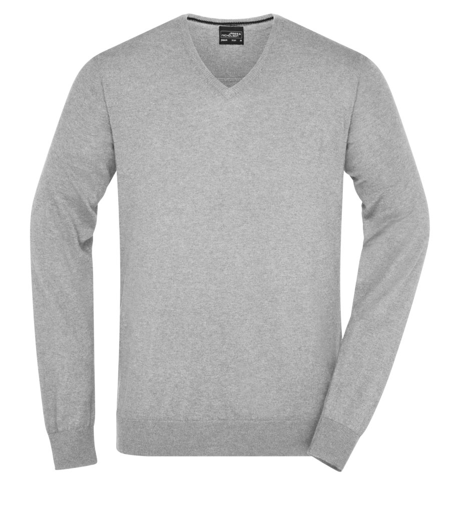 James & Nicholson Strickpullover Klassischer Herren Strickpullover Men's Pullover JN664 mit Seide- und Kaschmir-Anteil
