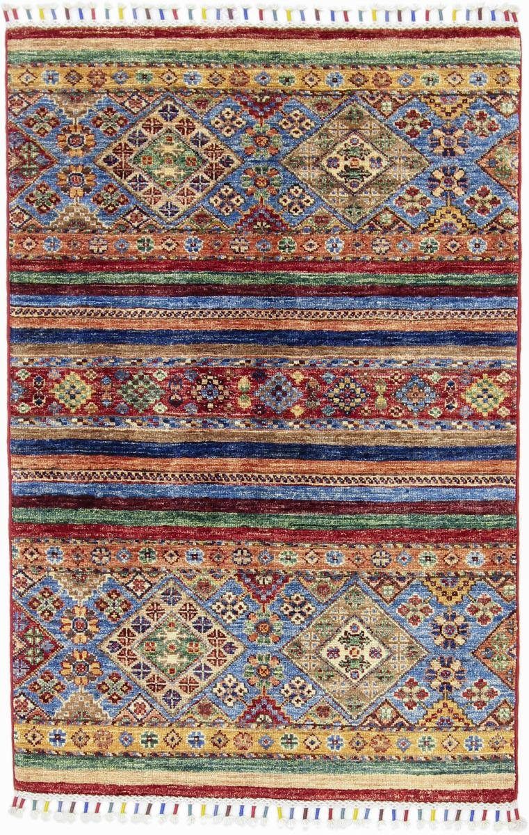 Orientteppich Arijana Shaal 81x124 Handgeknüpfter Orientteppich, Nain Trading, rechteckig, Höhe: 5 mm | Kurzflor-Teppiche