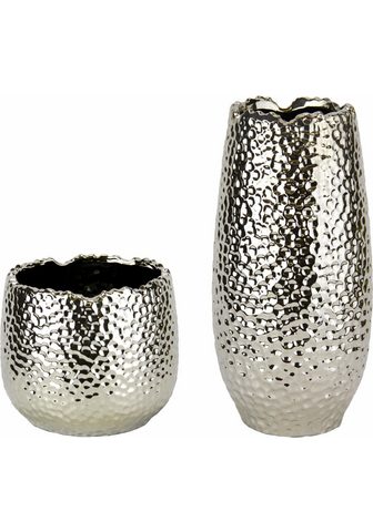 Home affaire Dekovase Keramik-Vasen (Set 2 St)