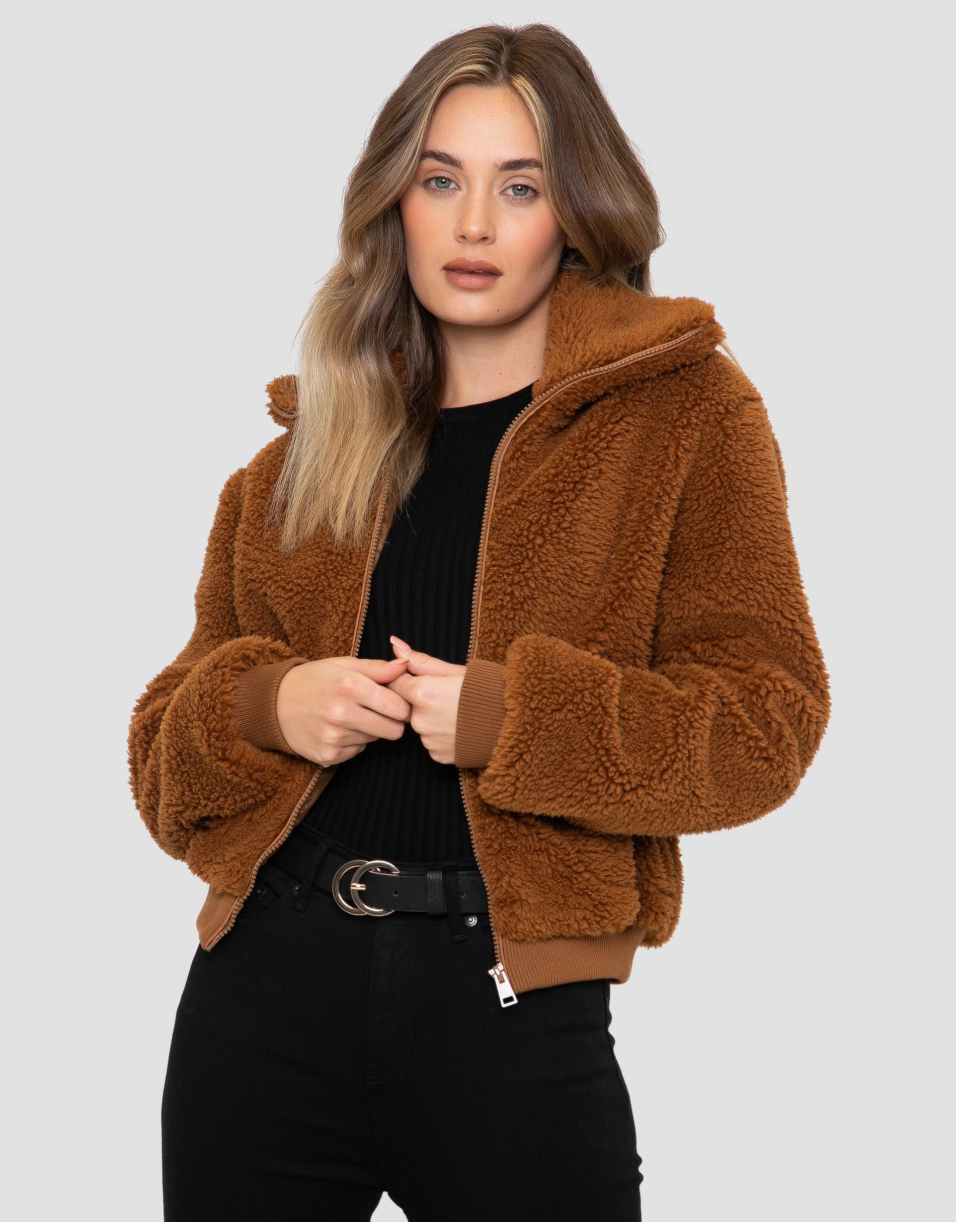 Threadbare Outdoorjacke Monkey im kuscheligen Design