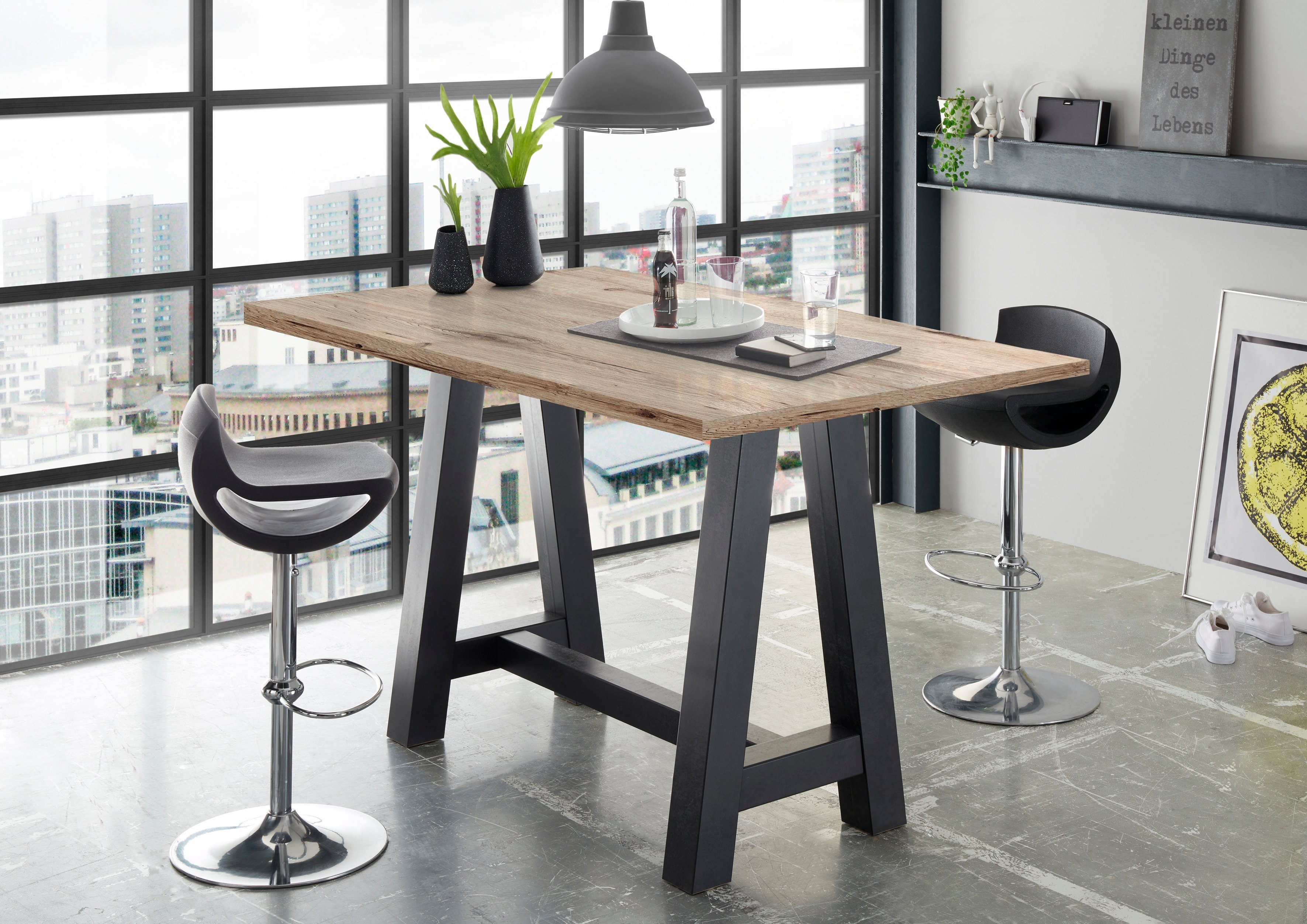 Mäusbacher Bartisch, Gestell in A-Form (Breite günstig online kaufen