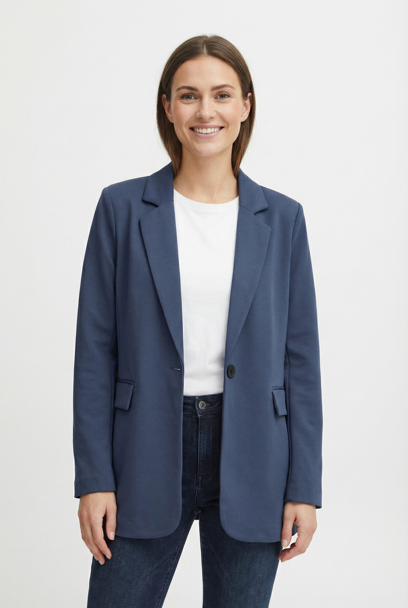 FREEQUENT Jackenblazer FQNANNI mit Knopfverschluss und Reverskragen