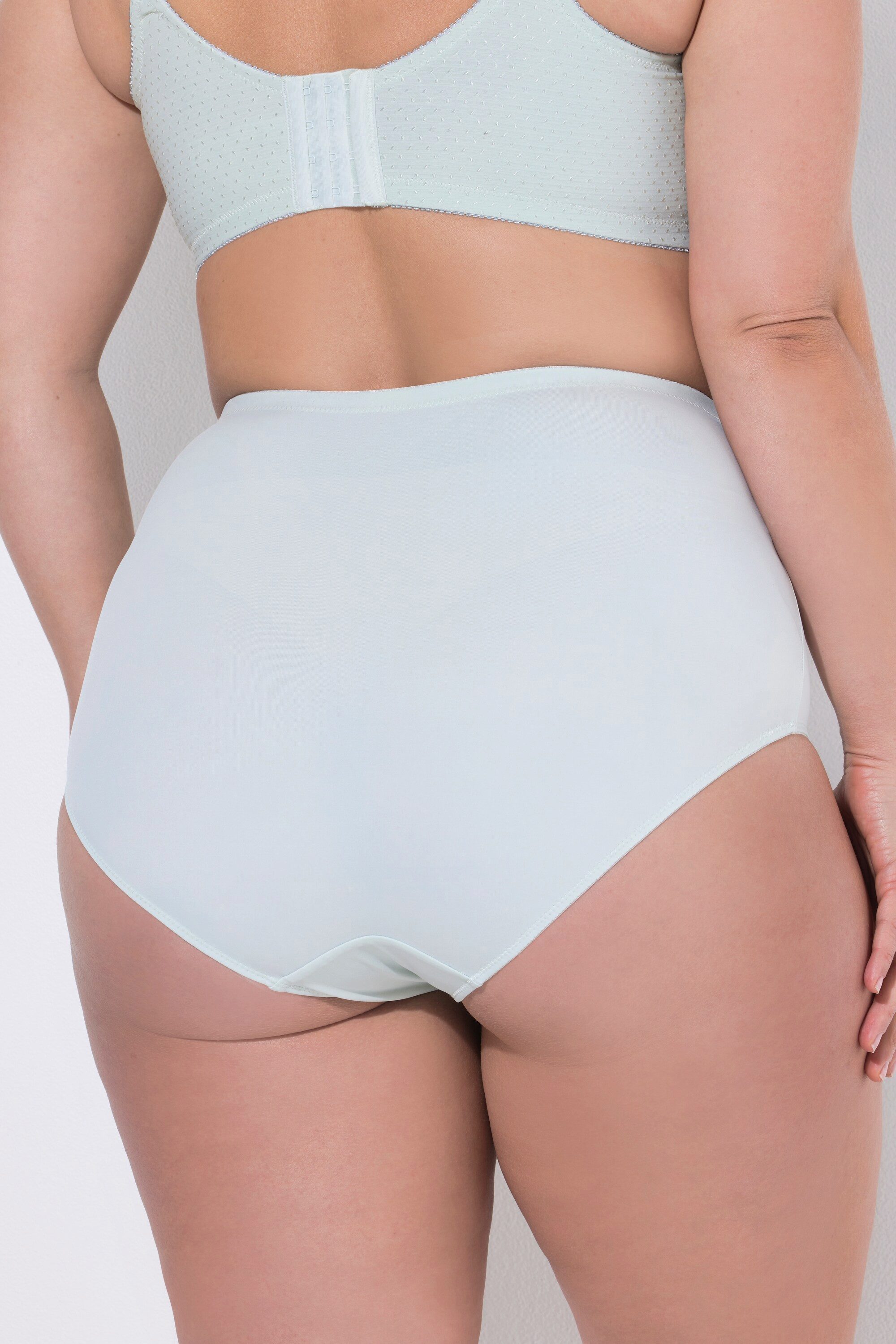 Ulla Popken Miederhose Miederhose High Waist Jacquard-Einsatz – Bild 3 von 4