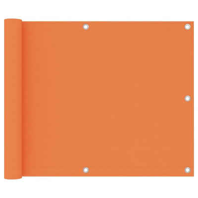 vidaXL Balkonsichtschutz Balkon-Sichtschutz Orange 75x500 cm Oxford-Gewebe (1-St)