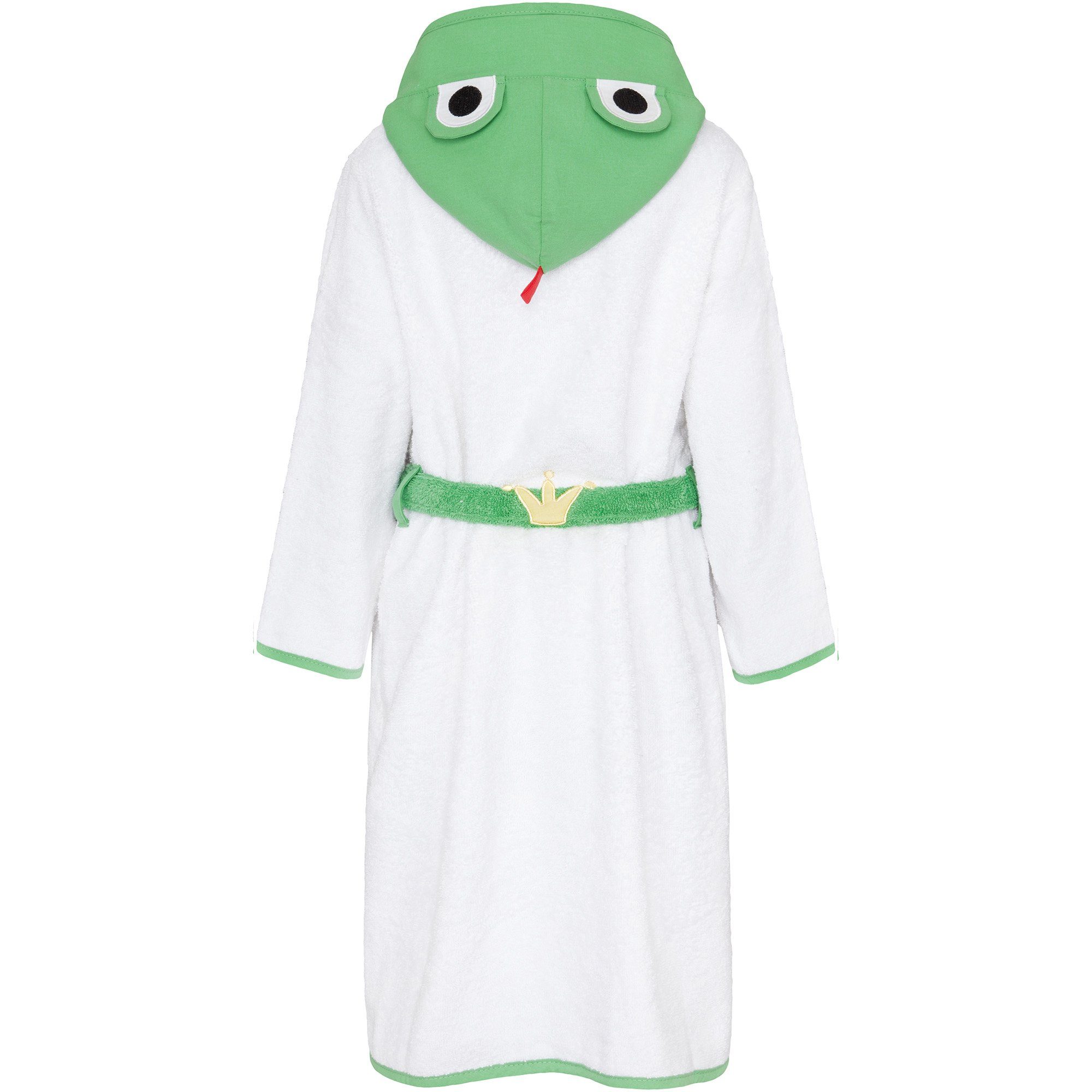 Smithy Kinderbademantel Froschkönig, 100% Baumwolle