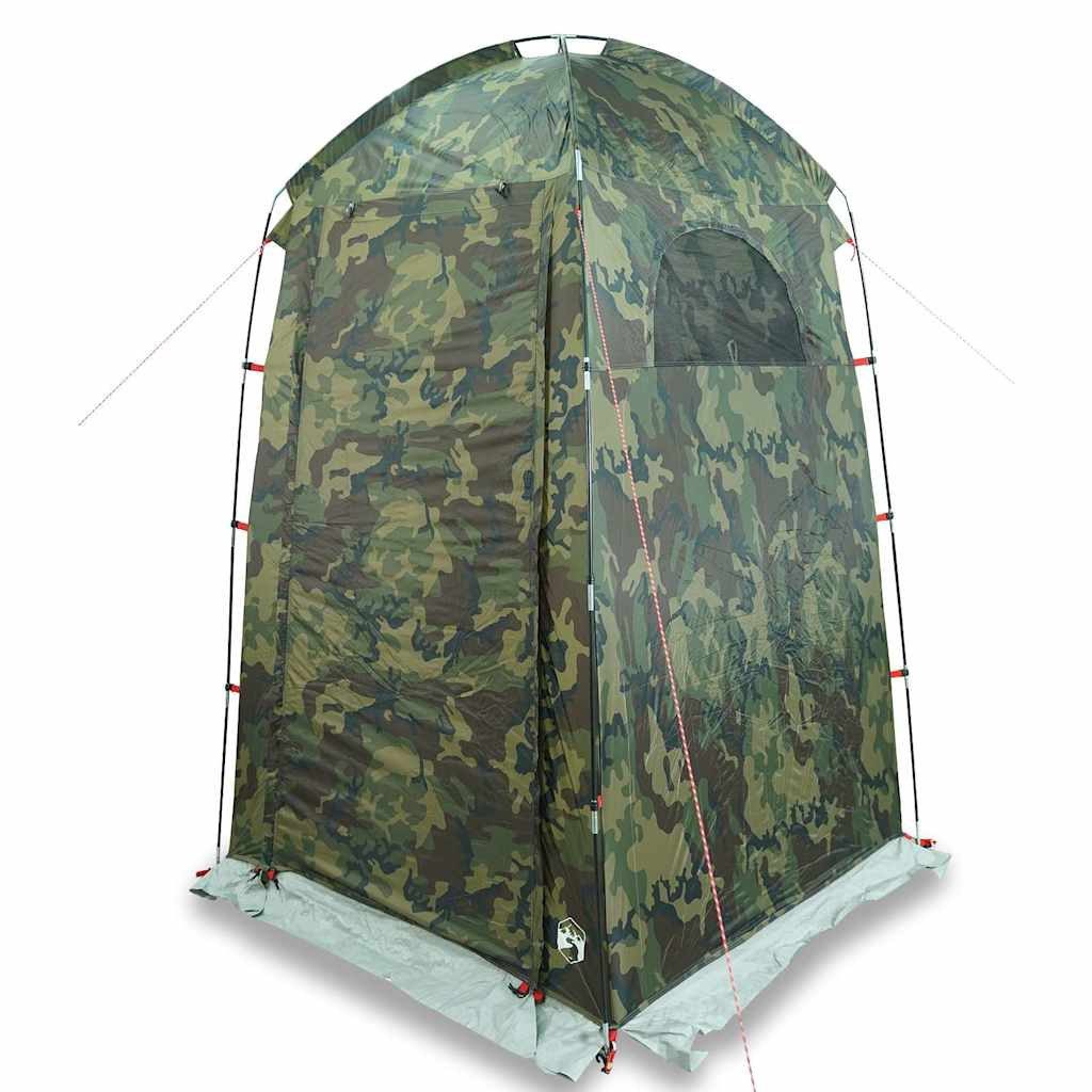 vidaXL Kuppelzelt Duschzelt Camouflage Wasserfest, (1 günstig online kaufen