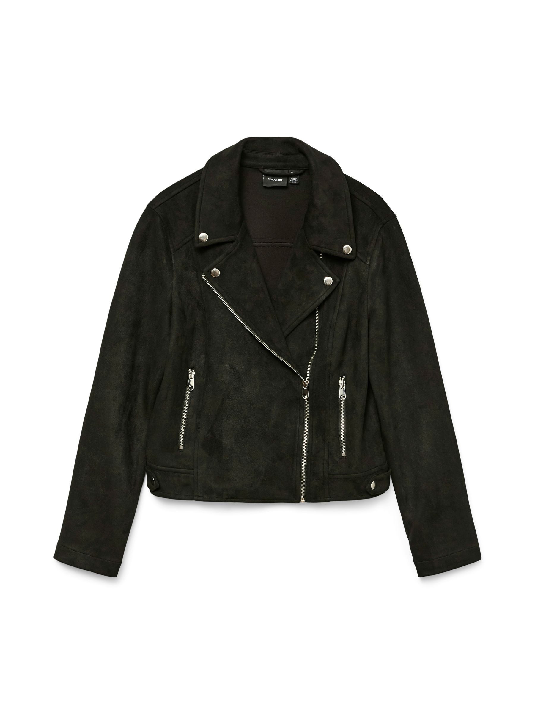 Vero Moda Lederjacke Stylische Reißverschluss-Bikerjacke im günstig online kaufen