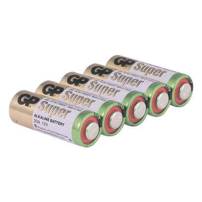GP Batteries Batterie, (12 V, 5 St), High Voltage Batterie V23 GA, 12 V, Alkali