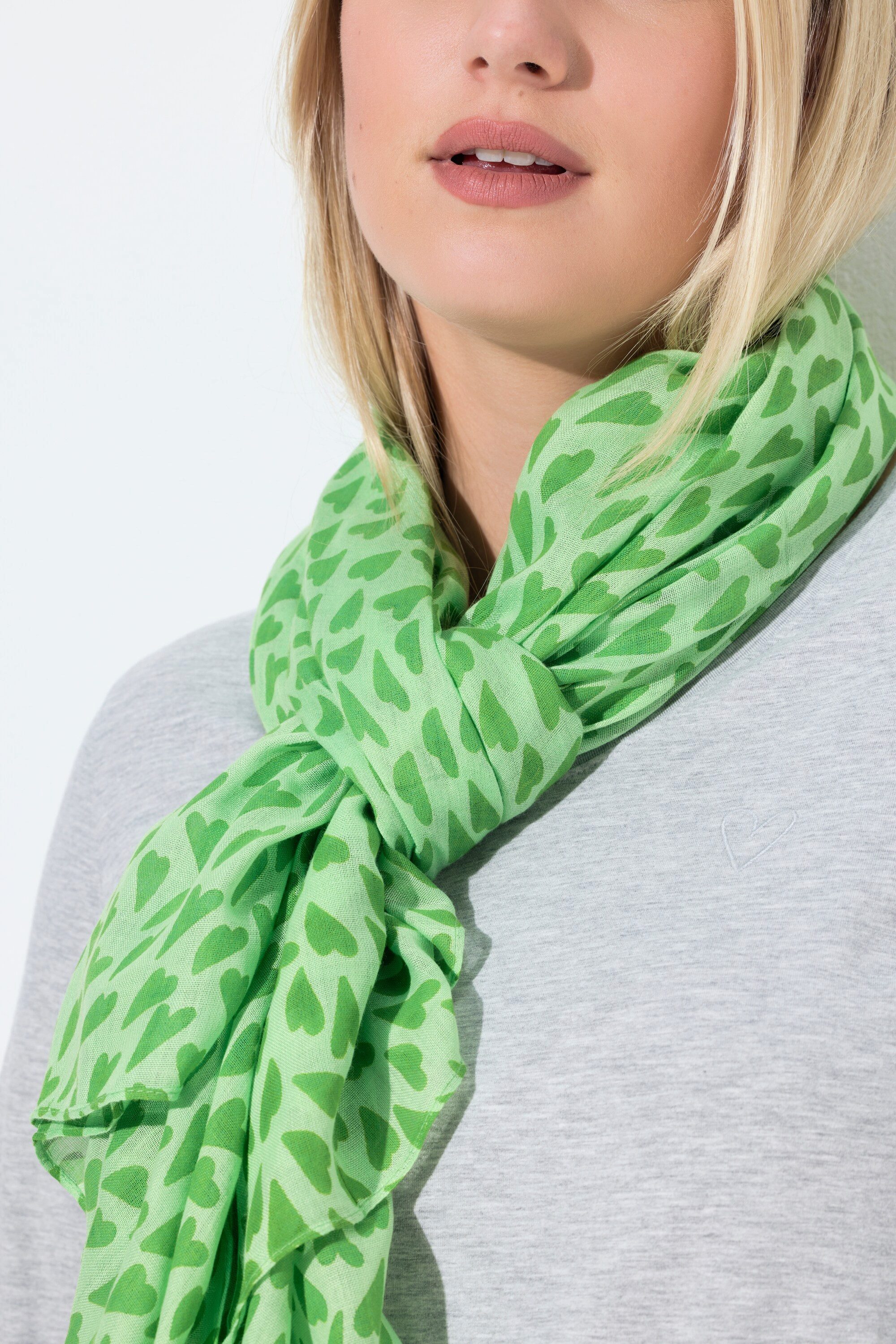 Ulla Popken Halstuch Schal Herzen