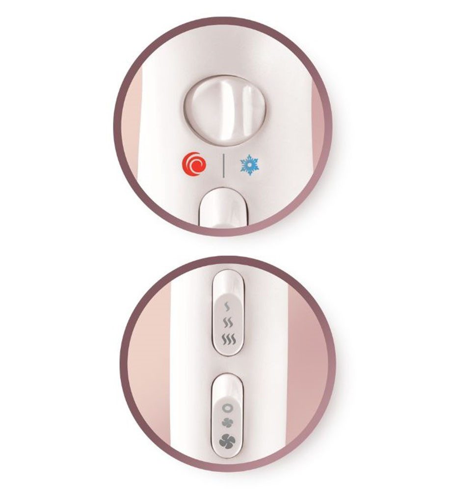 Remington Haartrockner PROluxe (AC9140), 2400 W, Profi, mit Ionenpflege, OPTIheat-Technologie und langlebigem AC-Motor beige