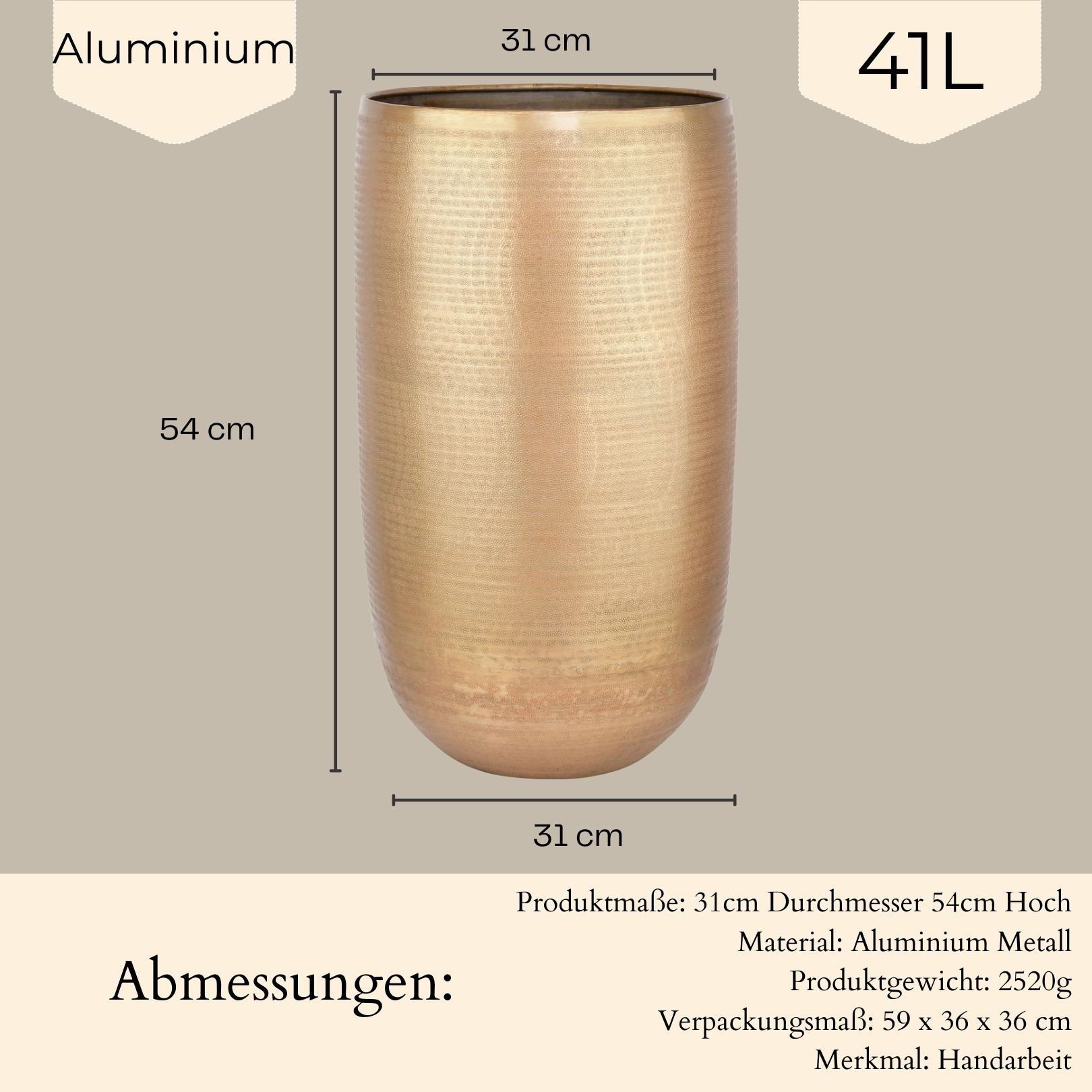 Marrakesch Orient & Mediterran Interior Übertopf günstig online kaufen