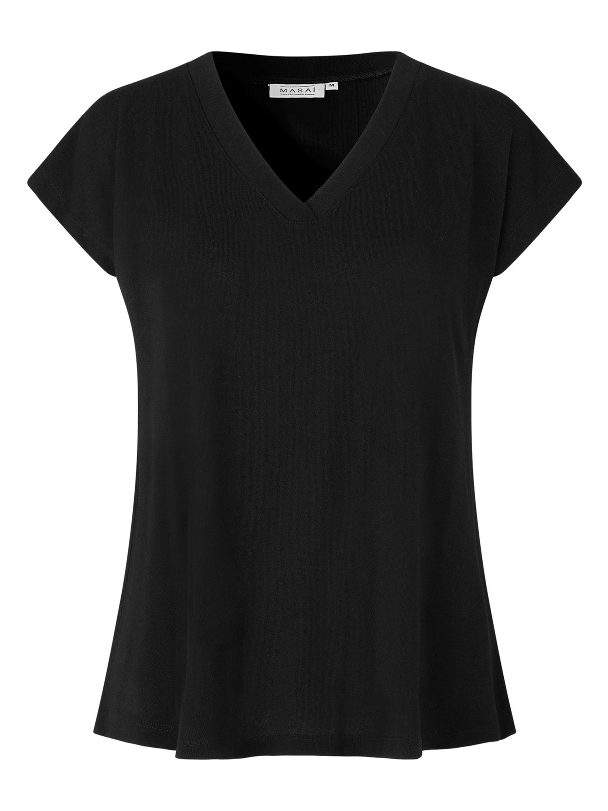 Masai Kurzarmshirt MaEfa Einfarbiges Basic-Top, zeitloses günstig online kaufen