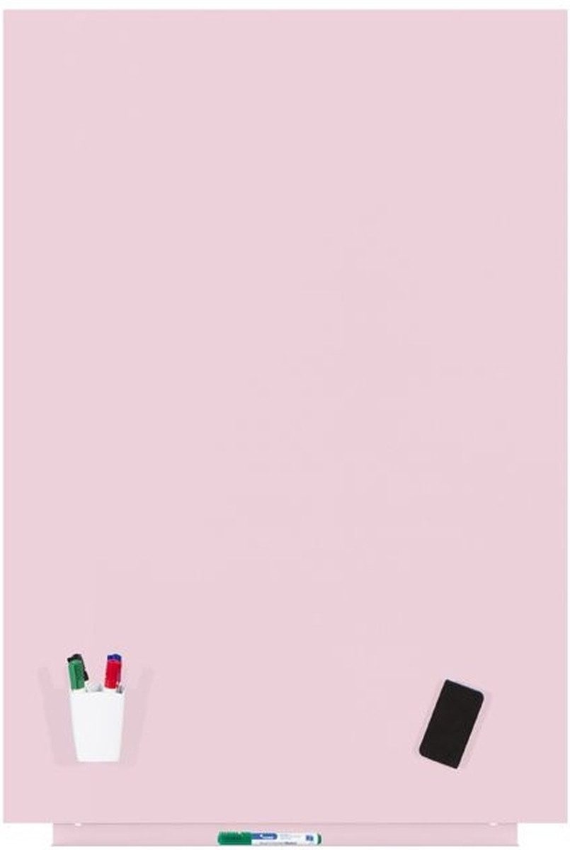 rocada Magnettafel Skinwhiteboard-Modul lackiert 75x115cm RAL 490-1 rosa