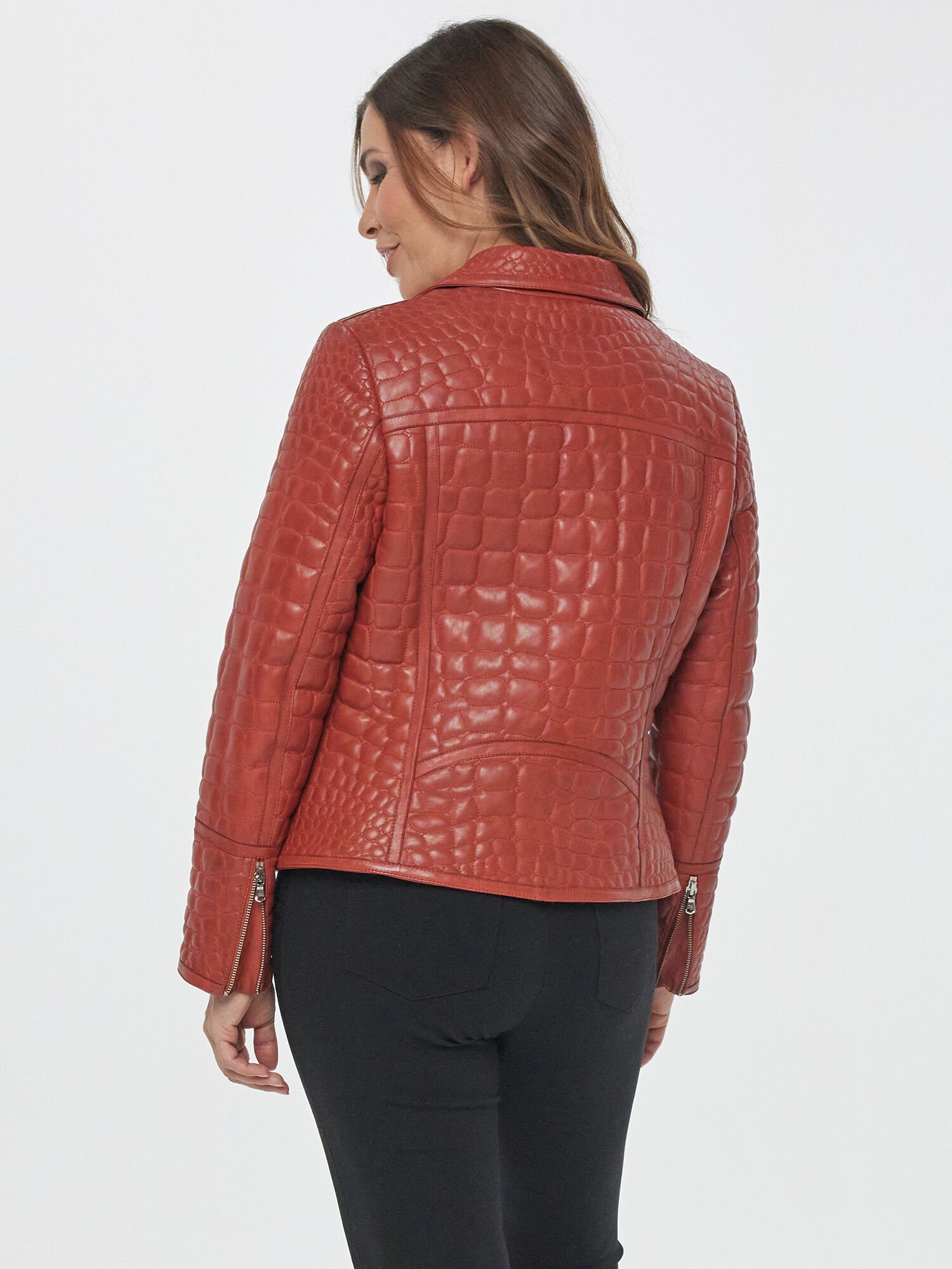 Georg Stiels Lederjacke Kurzjacke koerpernah in günstig online kaufen