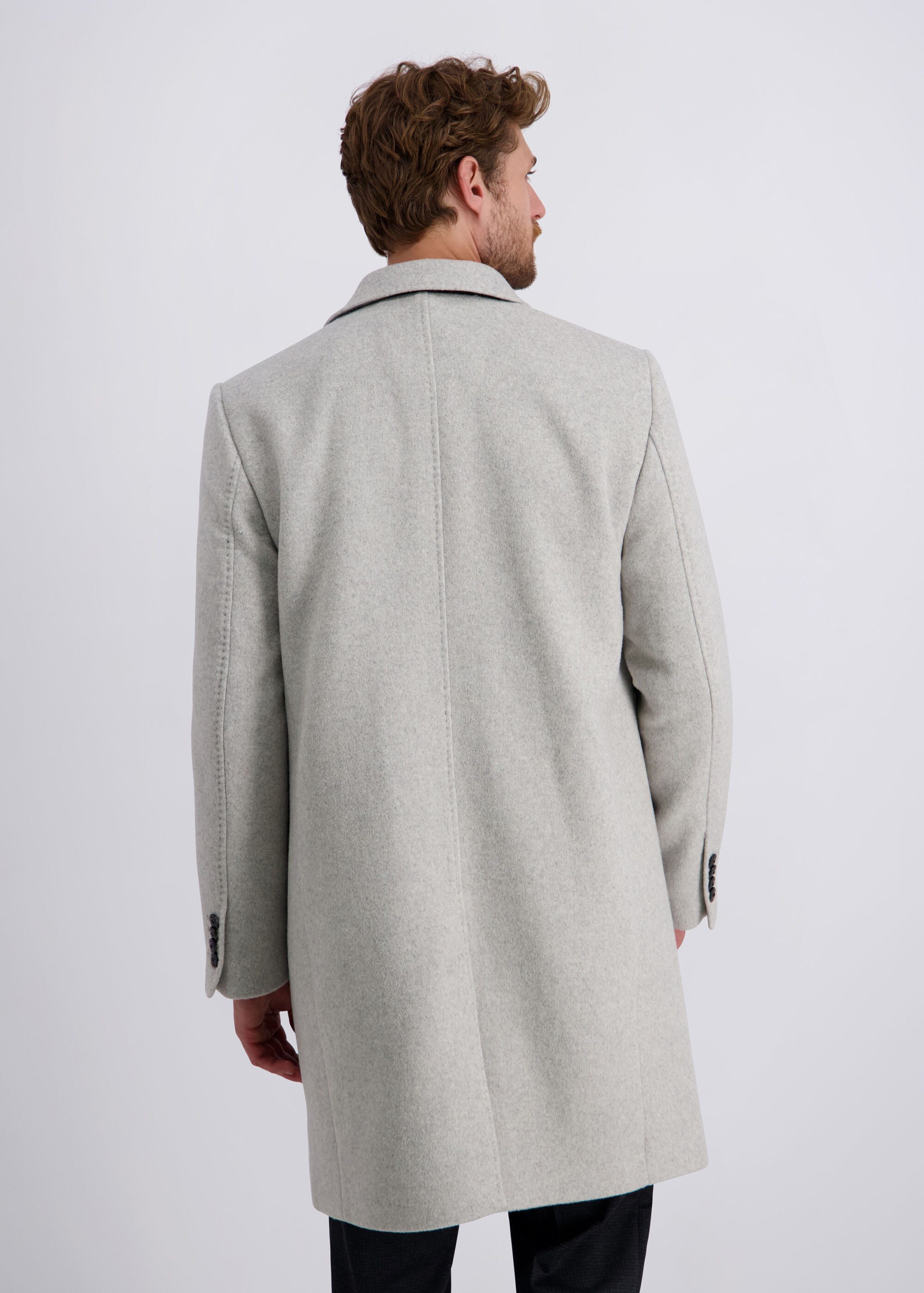 Pierre Cardin Langmantel aus hochwertigem Materialmix