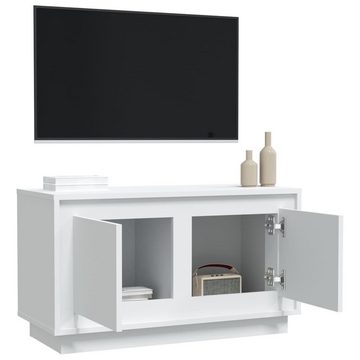 furnicato TV-Schrank Weiß 80x35x45 cm Holzwerkstoff