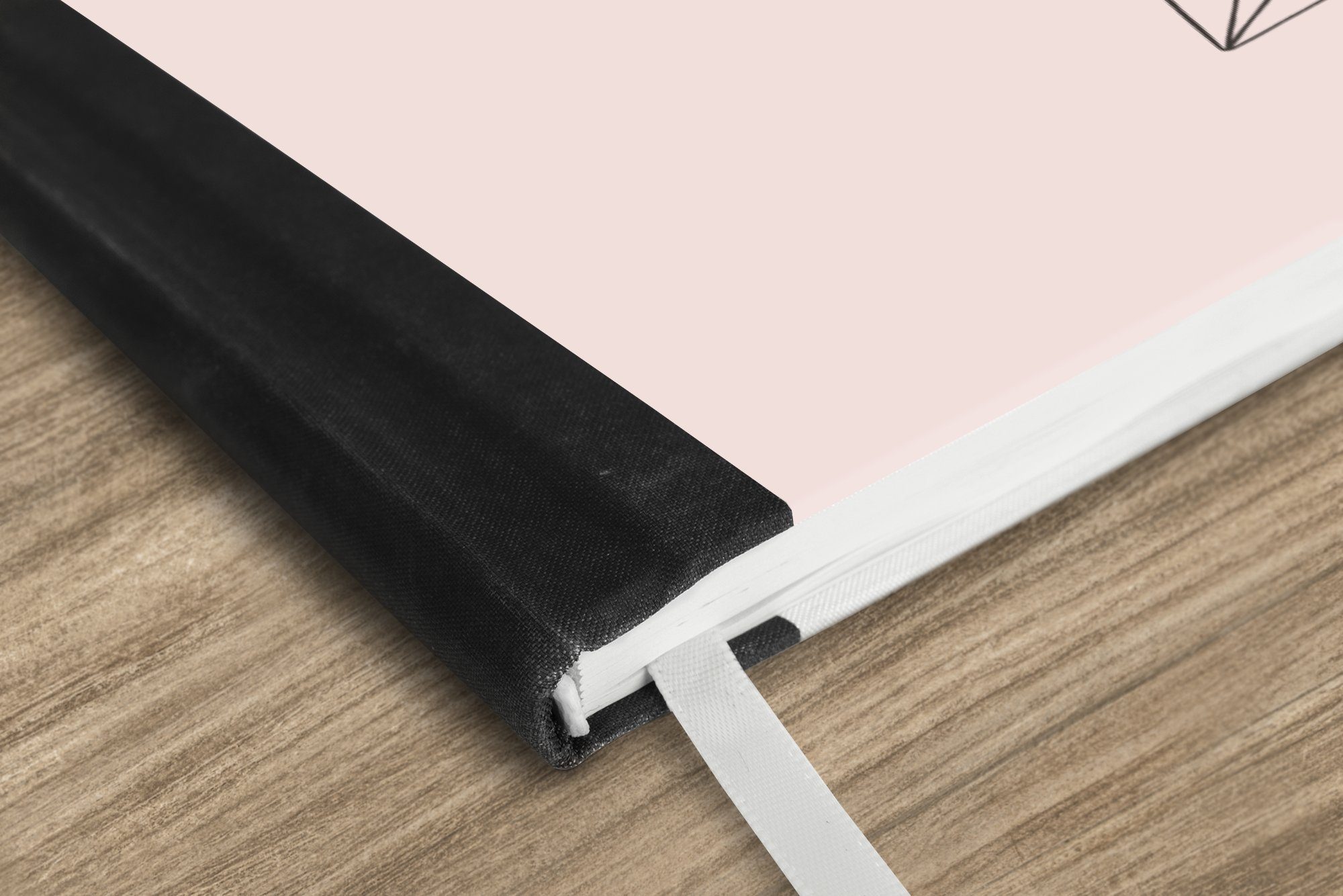 Thumbnail - MuchoWow Notizbuch Pflanze - Palme - Pastell - Rosa, Notebook, Notizblock a5, Tagebuch, Journal Liniert