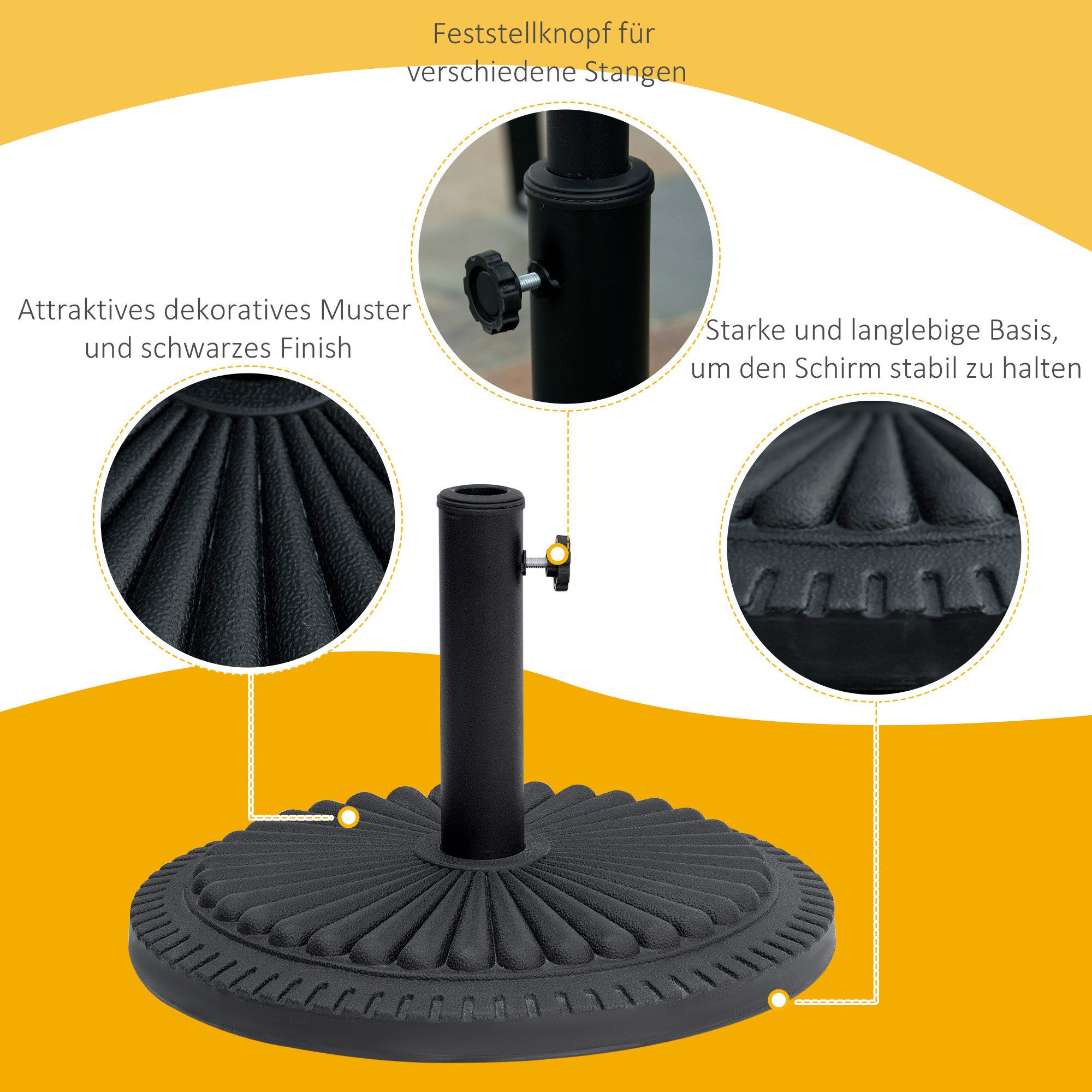 MC Star Schirmständer Sonnenschirmständer 14 kg günstig online kaufen