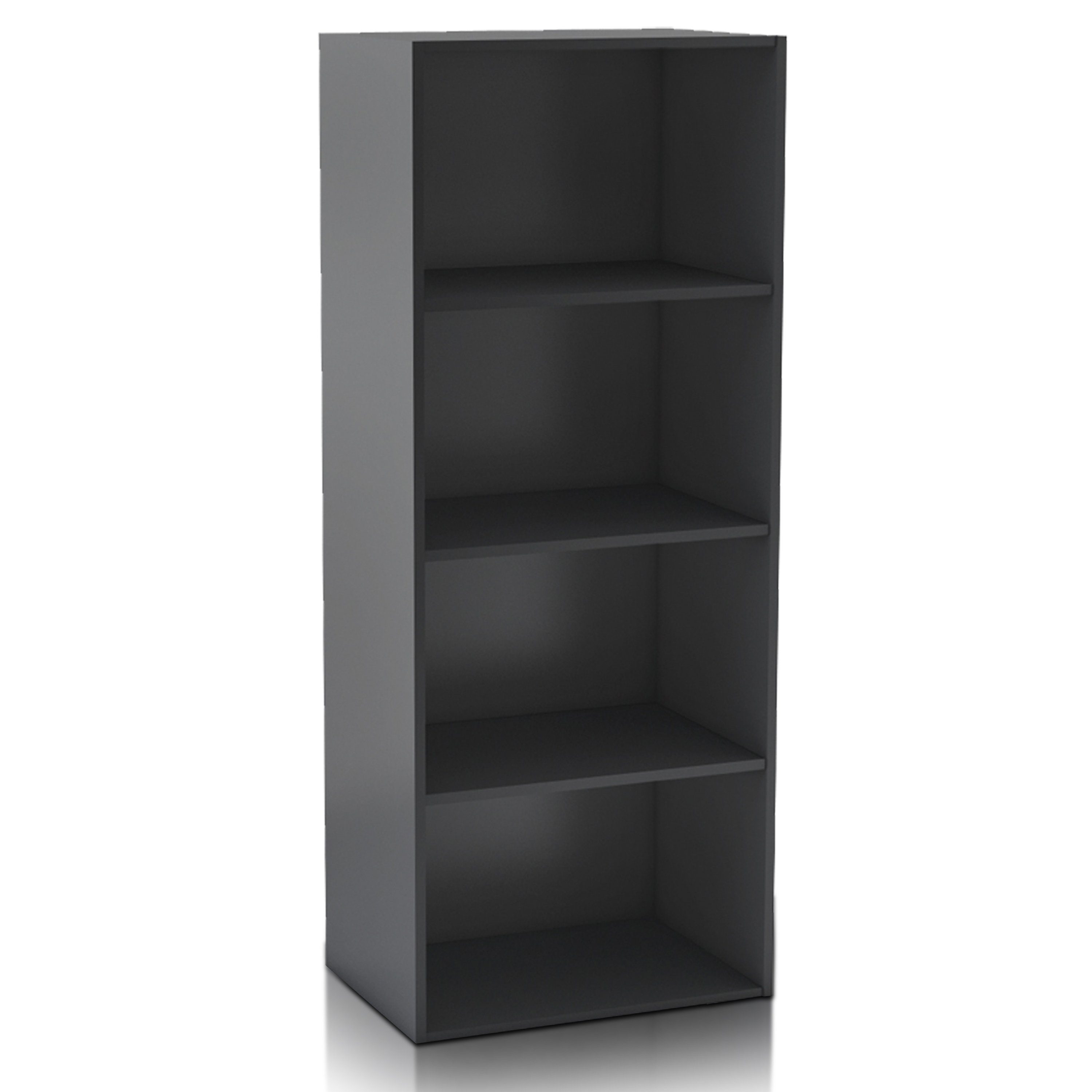 habeig Bücherregal Tube Bücherregal Standregal 4 Fächer Belastung Regalboden Standregal