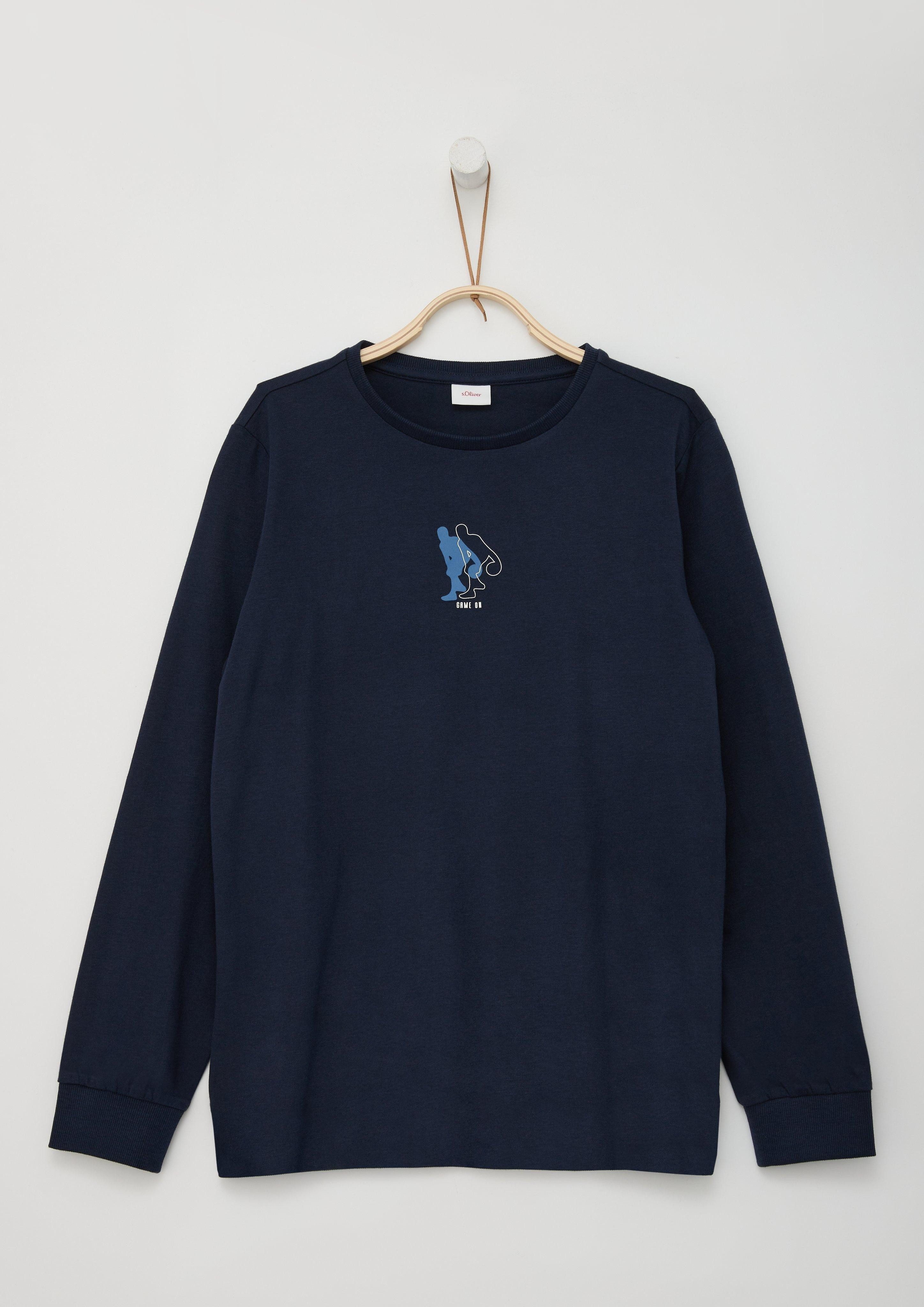 Langarmshirt Longsleeve mit Rückenprint