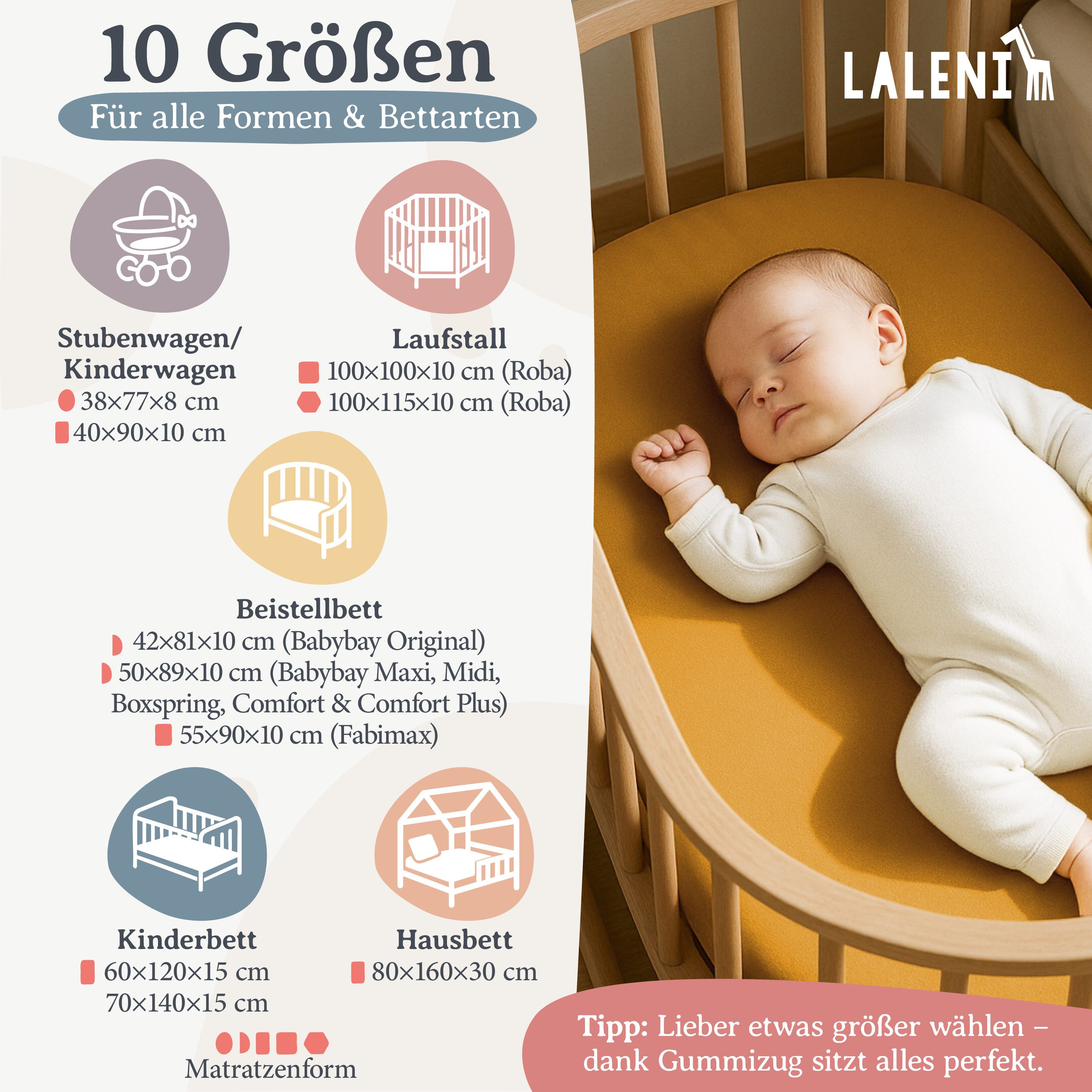 Laleni Spannbettlaken Atmungsaktives weiches und wärmendes günstig online kaufen