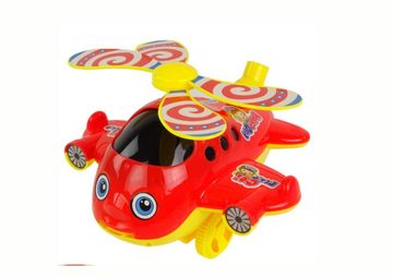 LEAN Toys Spielzeug-Flugzeug Flugzeugschieber Happy Plane Pusher Stab Spielzeug Himmelsmaschine Set