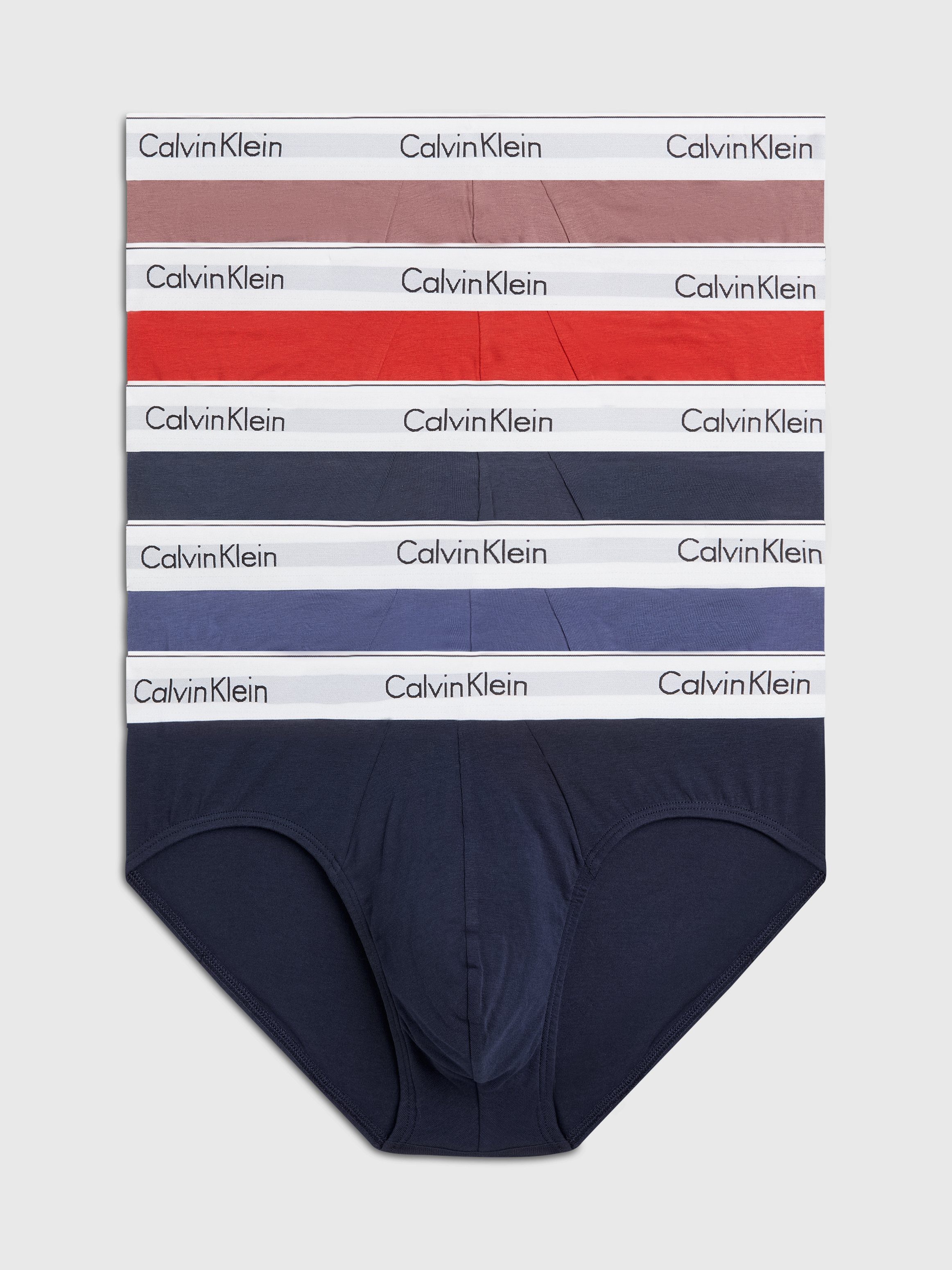 Calvin Klein Underwear Slip HIP BRIEF 5PK (Packung, 5-St., 5er) mit Logo-Stretchbund