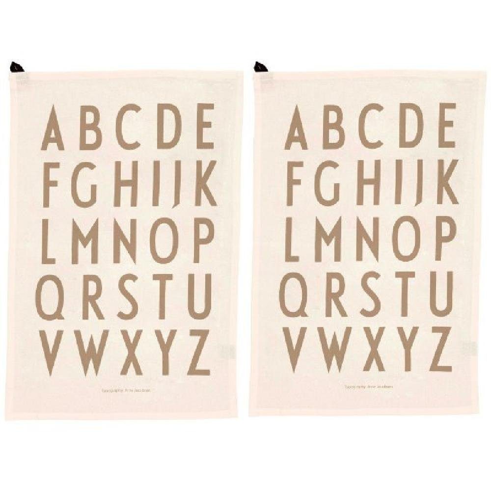 Design Letters Geschirrtuch Geschirrtücher Classic (2-teilig) Offwhite