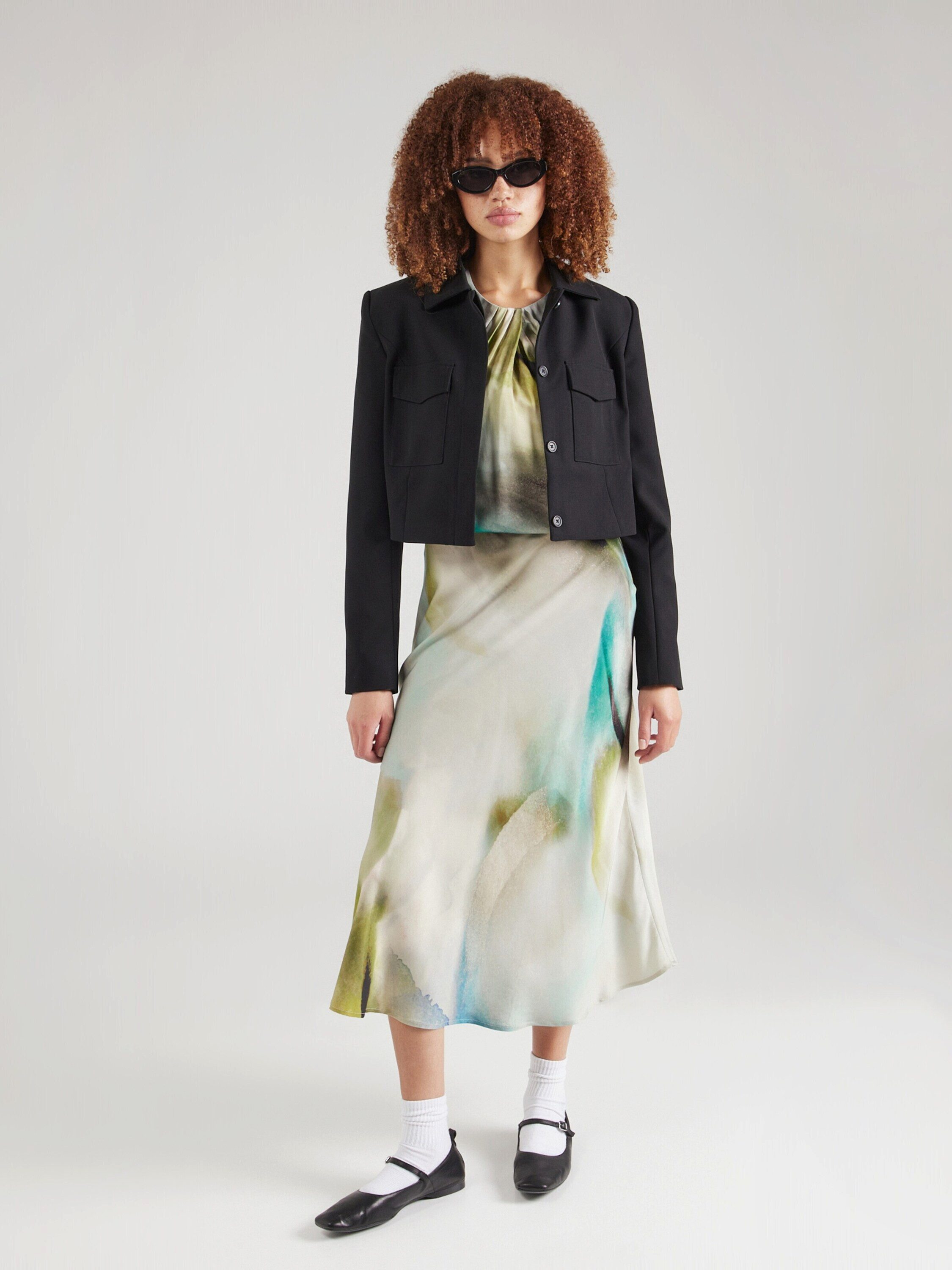 Emily Van Den Bergh Langarmbluse (1-tlg) Cut-Outs